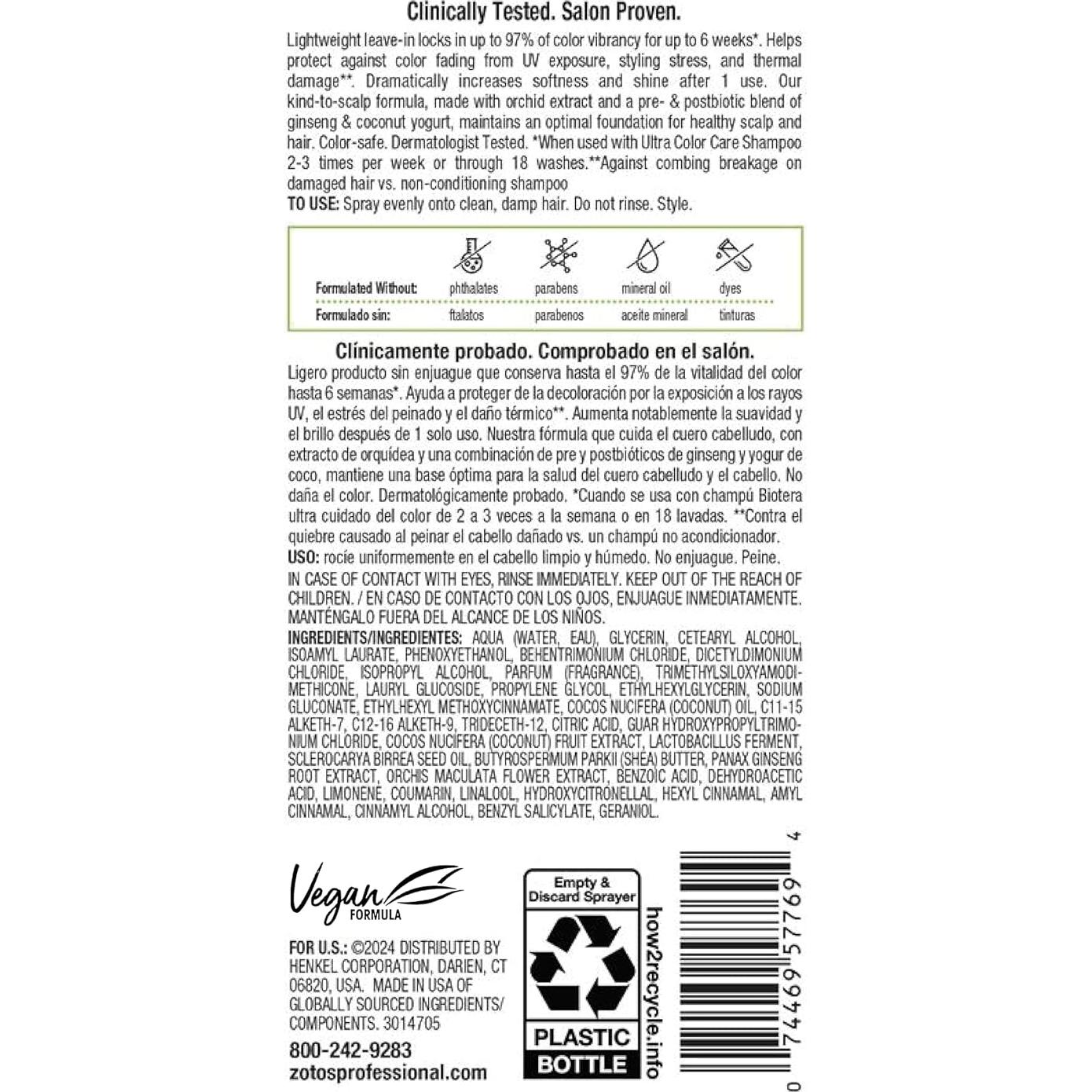 Espuma de Champú Seco Biotera Refresh 266 ml - Vegano y Sin Parabenos