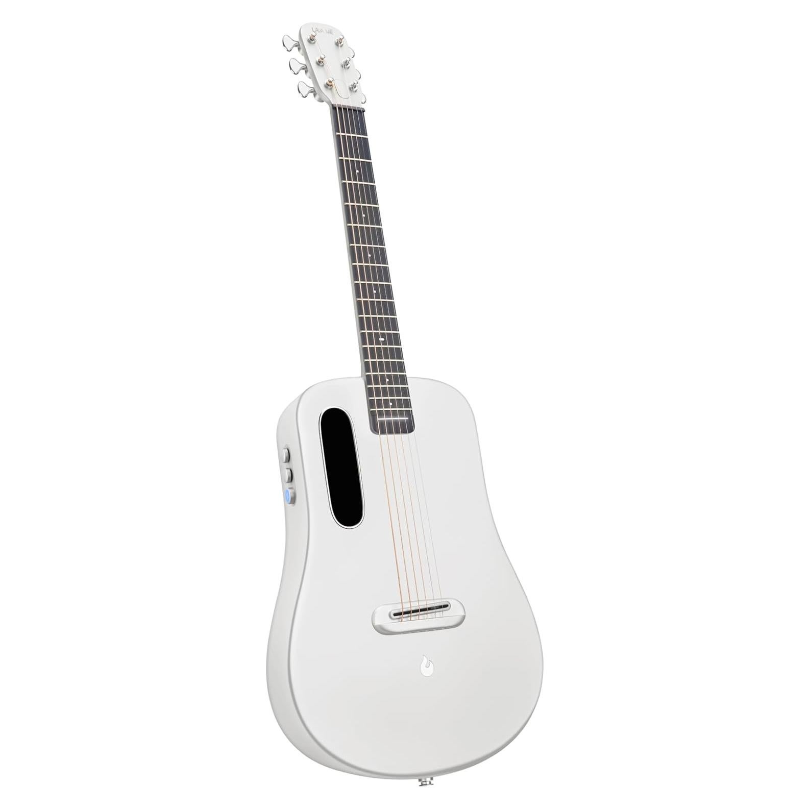 Guitarra LAVA ME AIR Portátil de Fibra de Carbono Plata