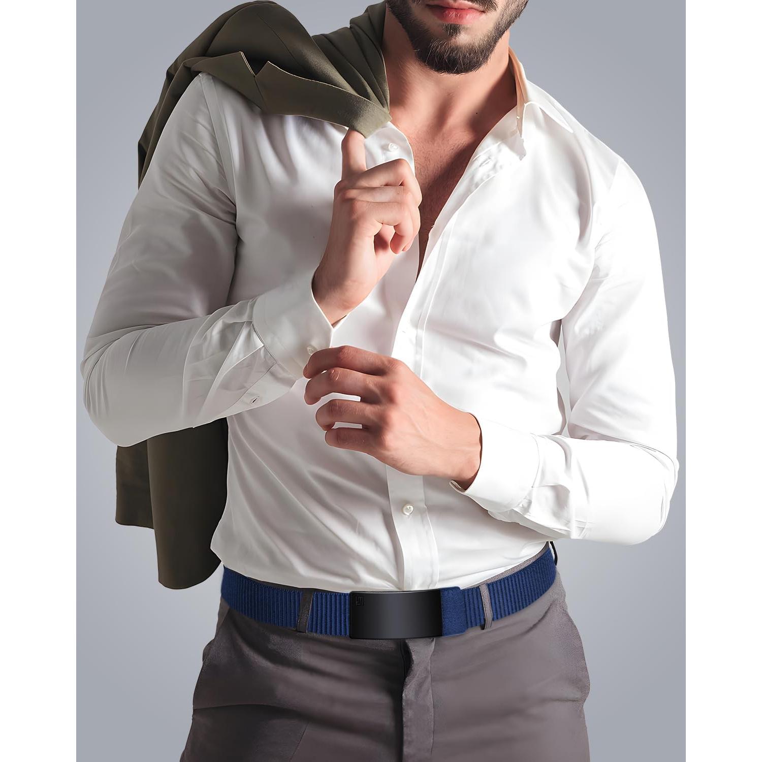 Cinturón de Nylon Fairwin Automático para Hombre 3,18 cm