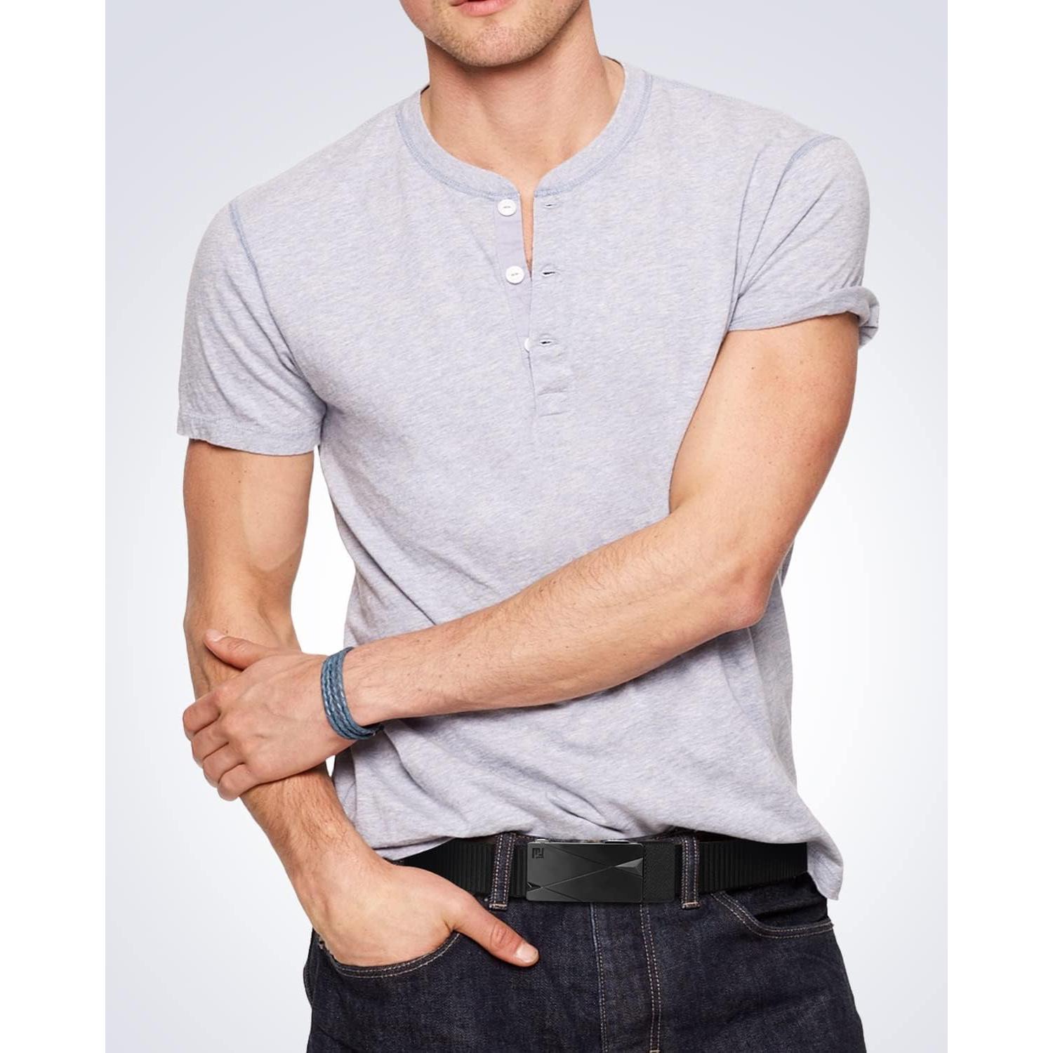 Cinturón de Nylon Fairwin Automático para Hombre 3,18 cm