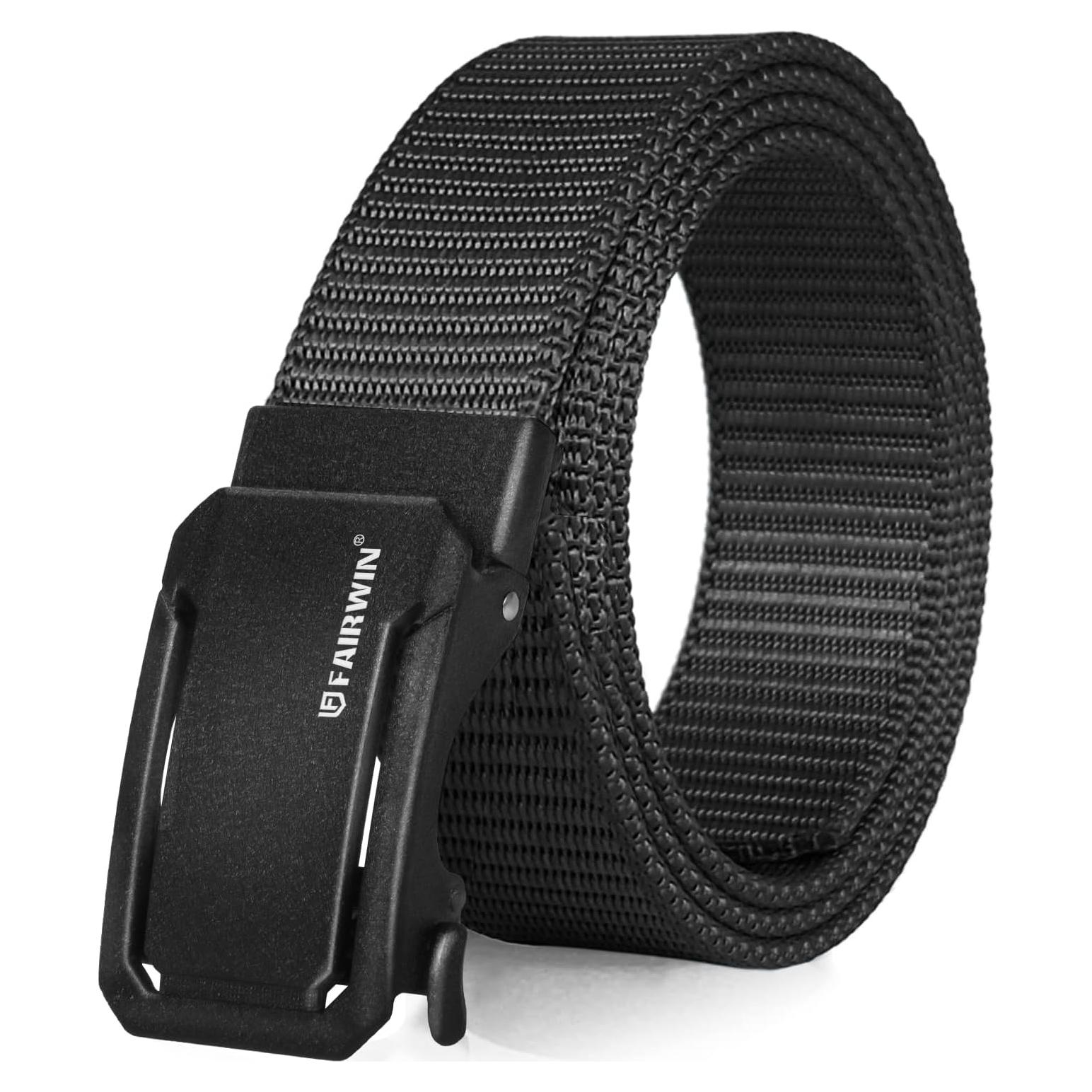 Cinturón de Nylon Fairwin Automático para Hombre 3,18 cm