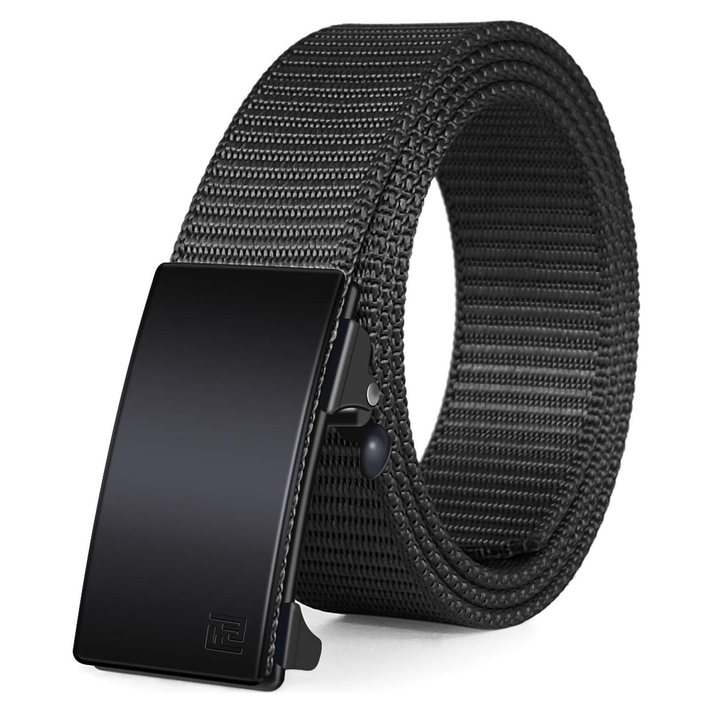 Cinturón de Nylon Automático Fairwin para Hombre 3,18 cm