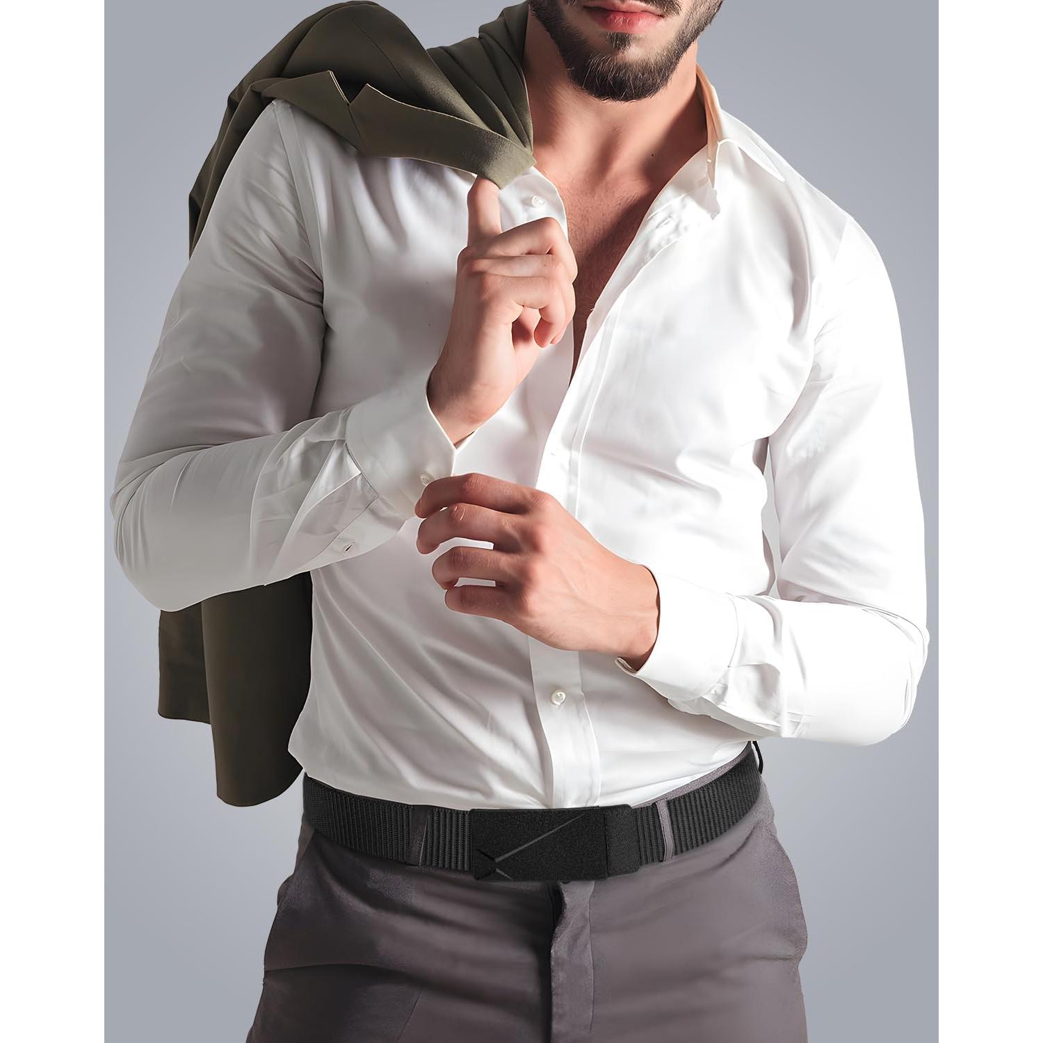 Cinturón de Nylon Fairwin Automático para Hombre 3,18 cm