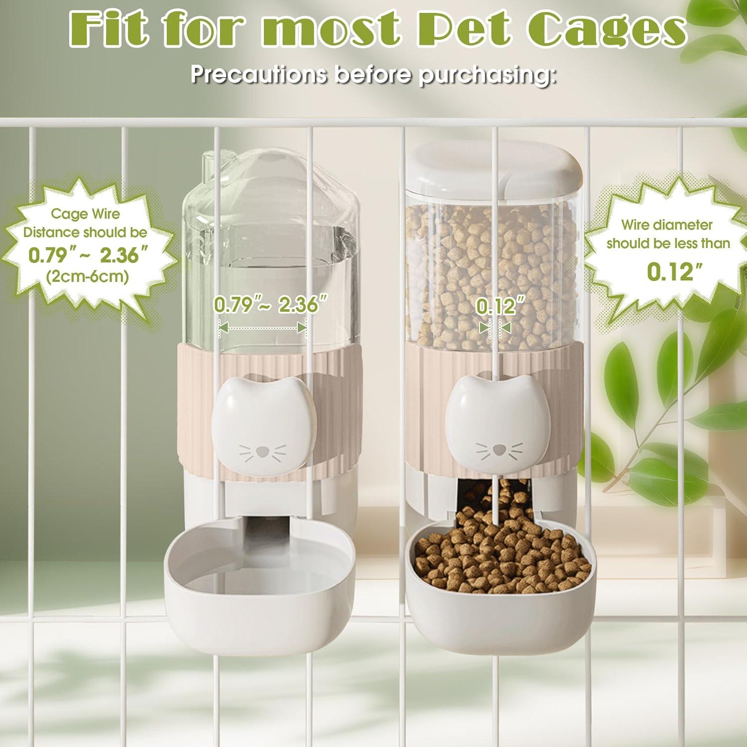 Dispensador automático de comida y agua para gatos 1L Outamateur