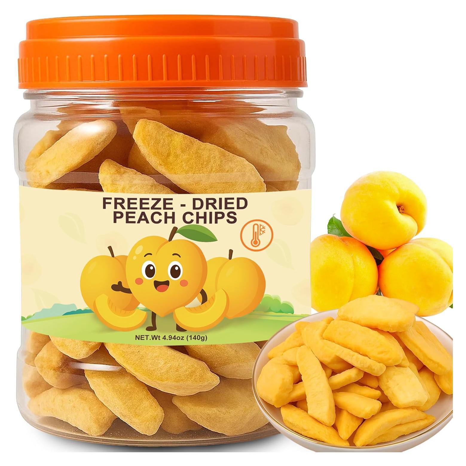 Chips de Durazno Liofilizado SEAYOFA 140g - Snack Saludable