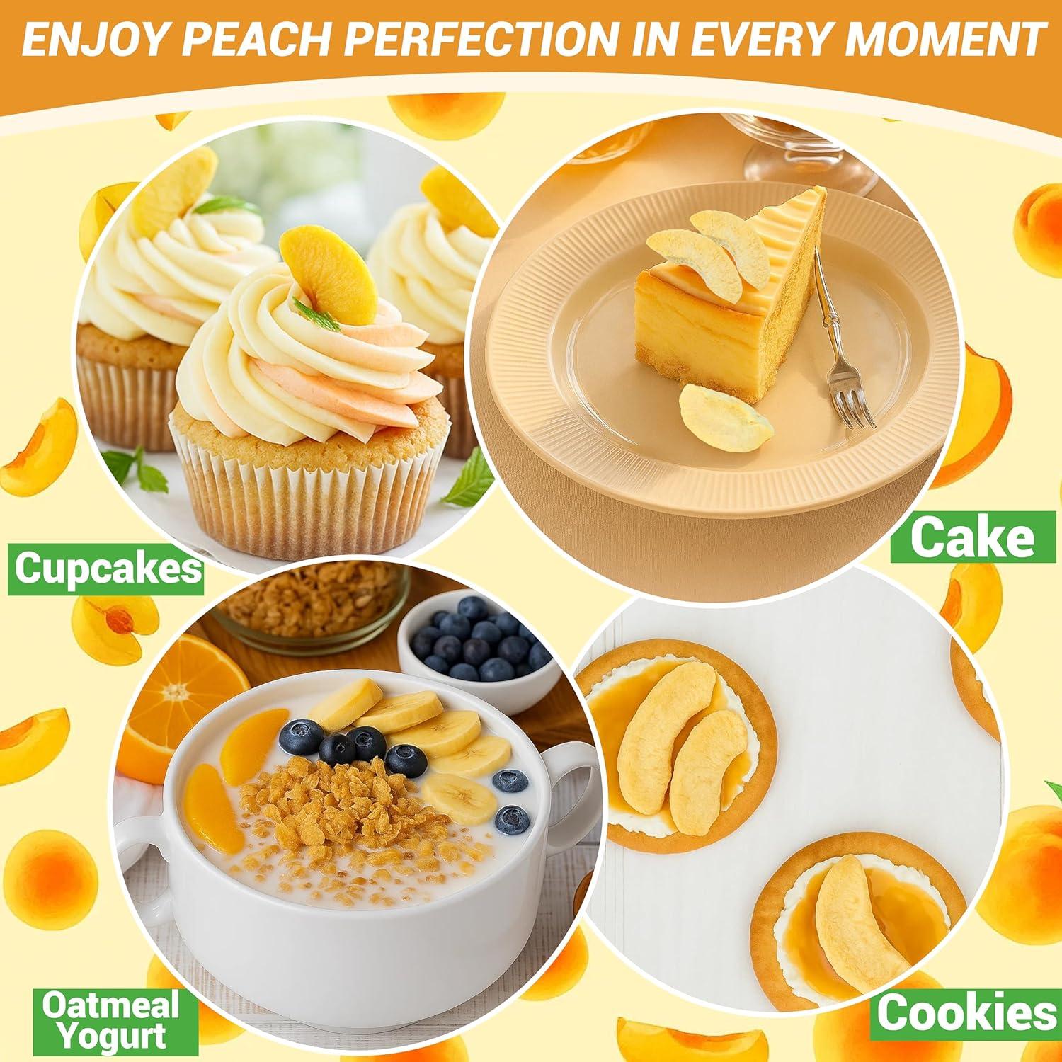 Chips de Durazno Liofilizado SEAYOFA 140g - Snack Saludable