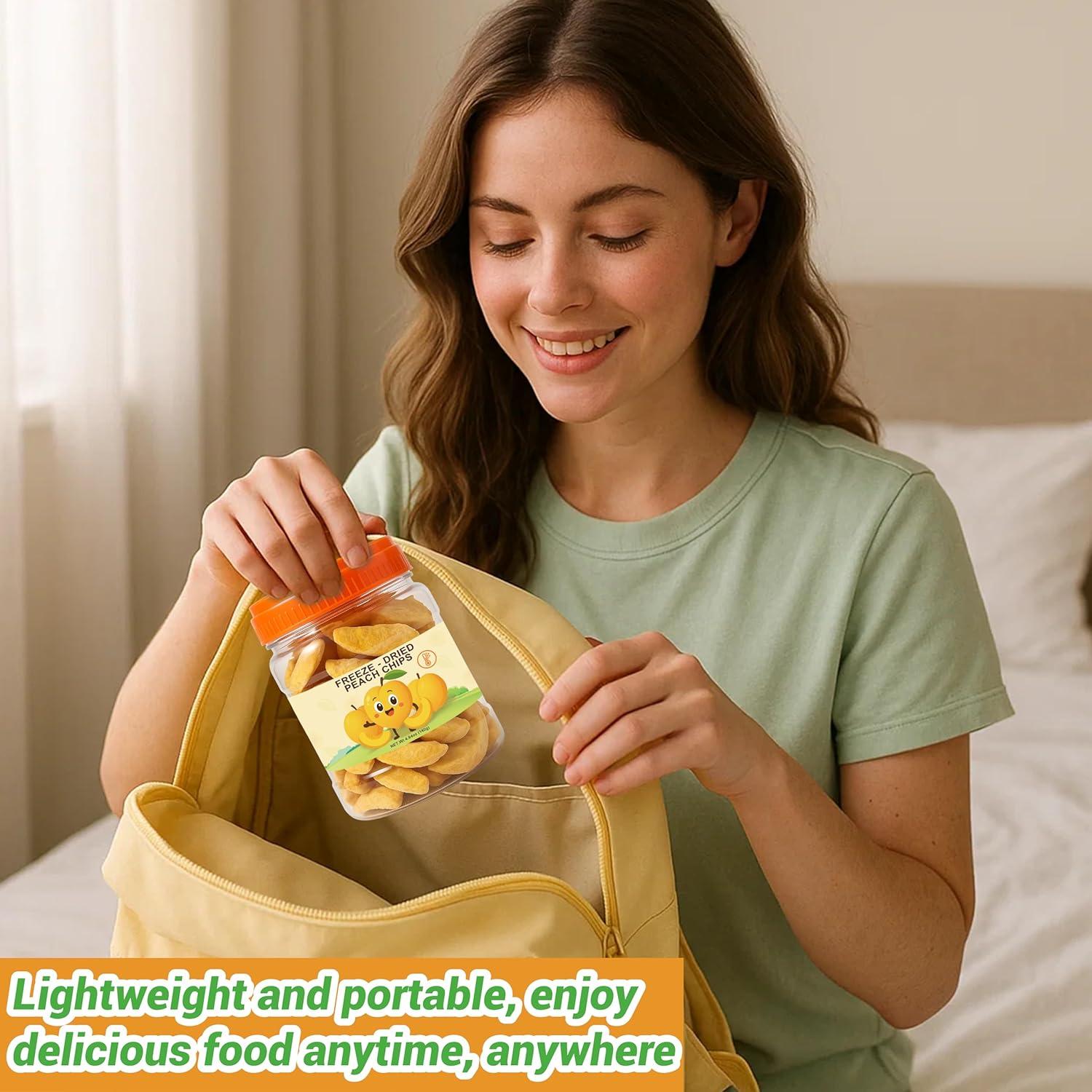 Chips de Durazno Liofilizado SEAYOFA 140g - Snack Saludable