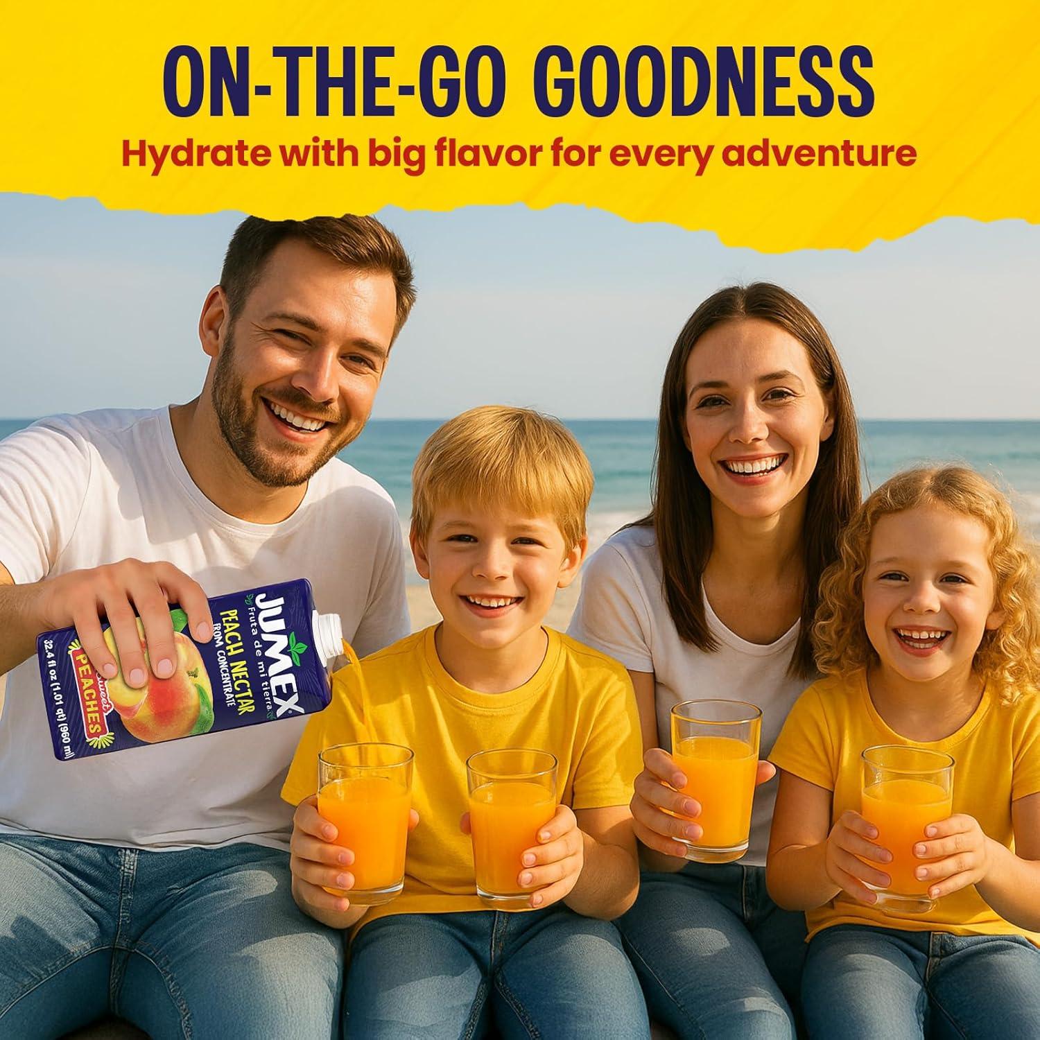 Néctar de Durazno Jumex - Paquete de 12 Cartones 0.93L