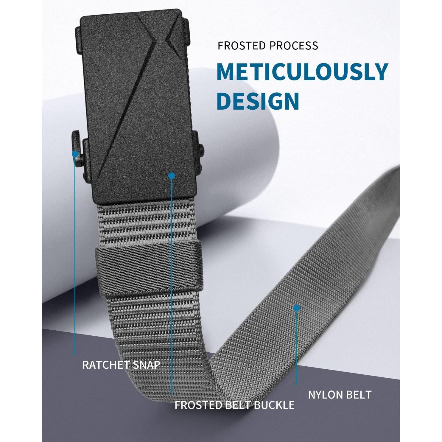 Cinturón Ratchet FAIRWIN de Nylon para Hombre 1.25 cm