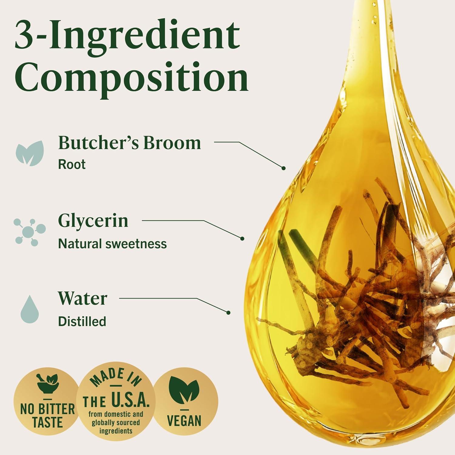 Tintura de Raíz de Escoba de Brujo Herbamama 59 ml - Soporte Vegano para Piernas