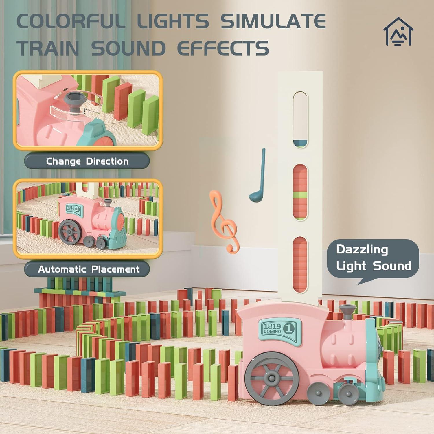 Juguete de dominó PREPHY Rosa Sakura - Apilable para niños