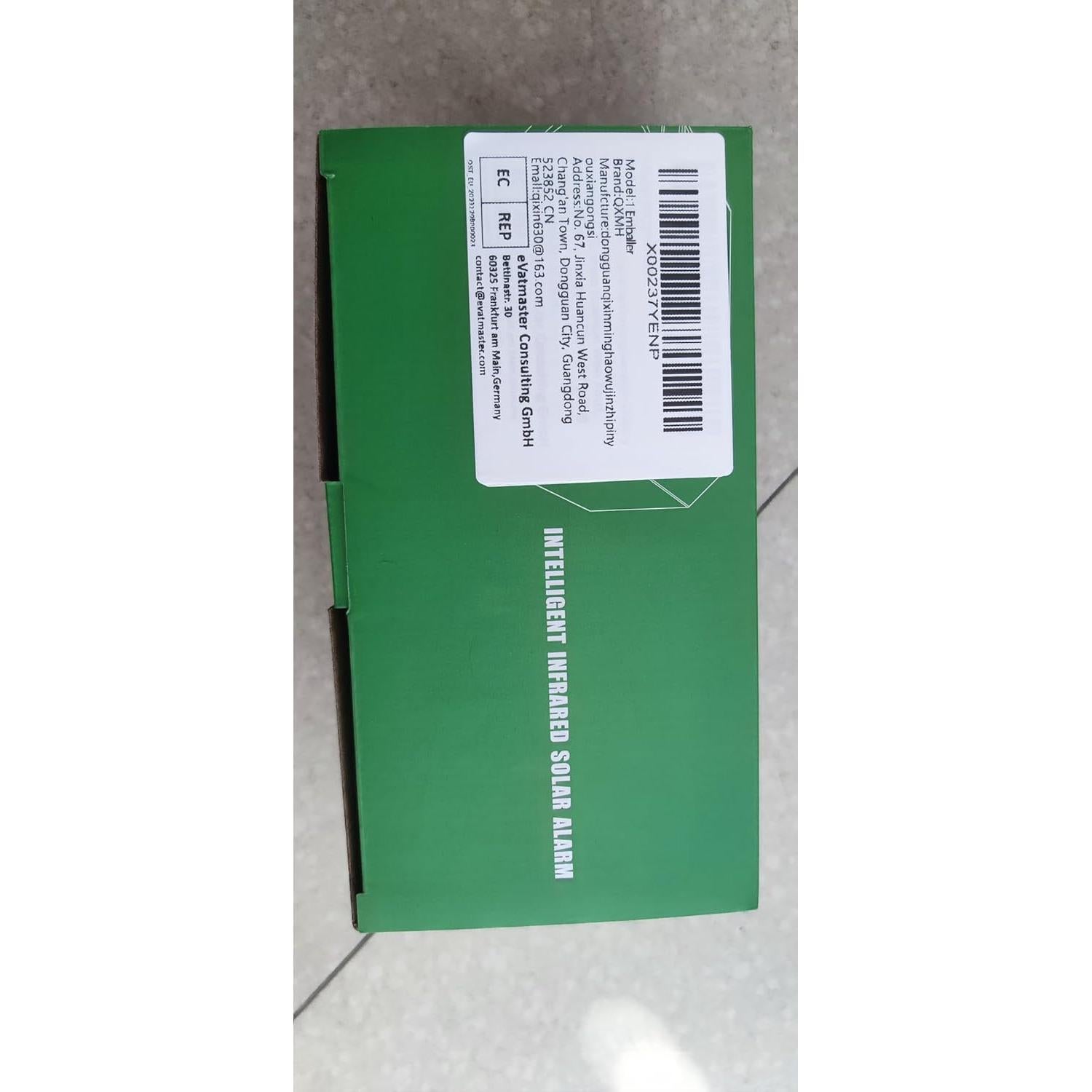 Alarma Solar de Movimiento QXMH con Sonido de Ladrido 130dB