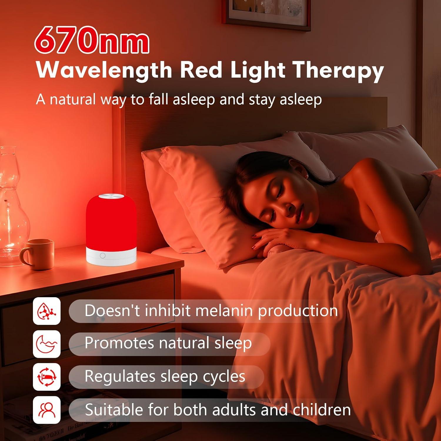 Lámpara de Terapia de Luz Roja EPOE 670nm Control Remoto