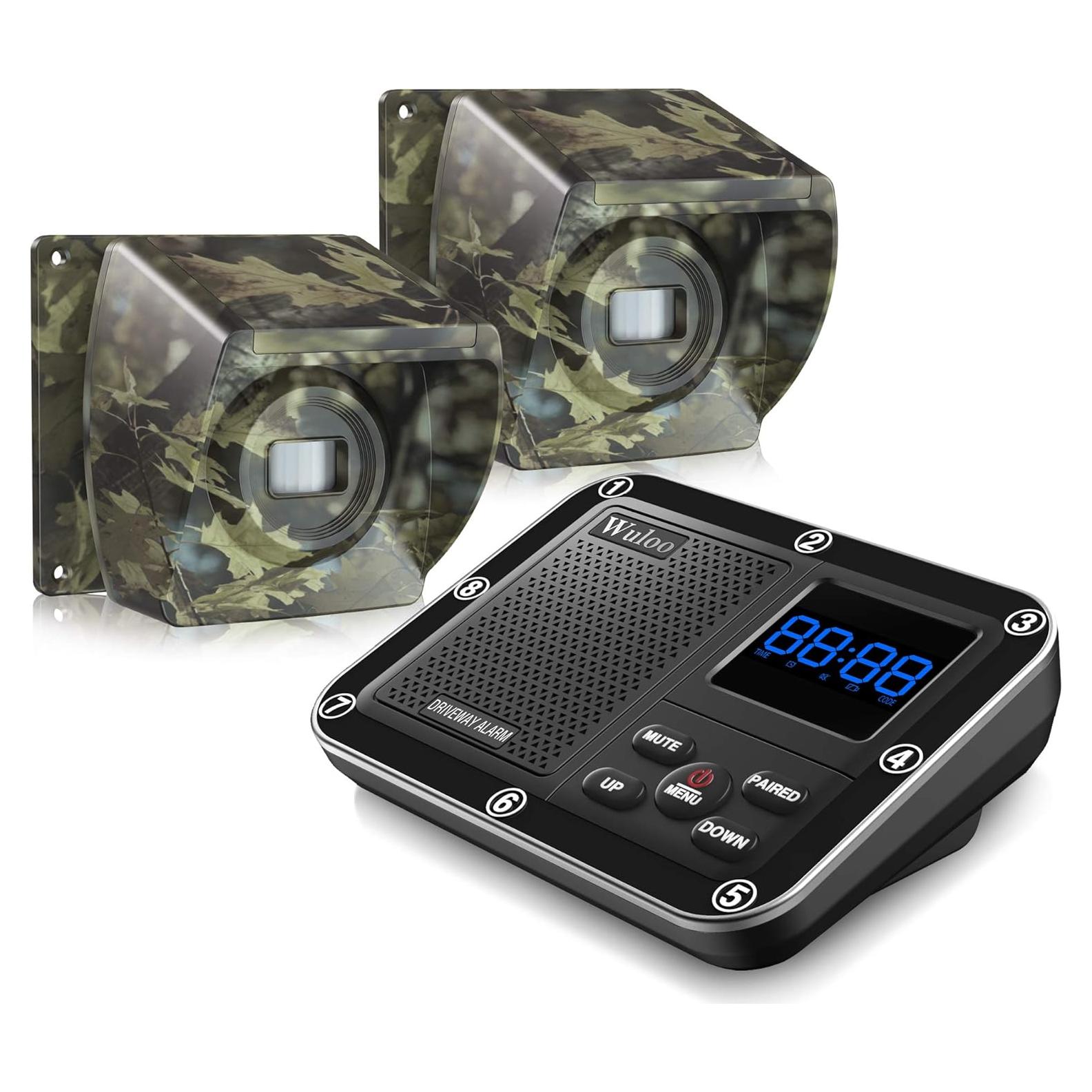 Alarma Inalámbrica Wuloo para Entrada 9m Sensor Movimiento