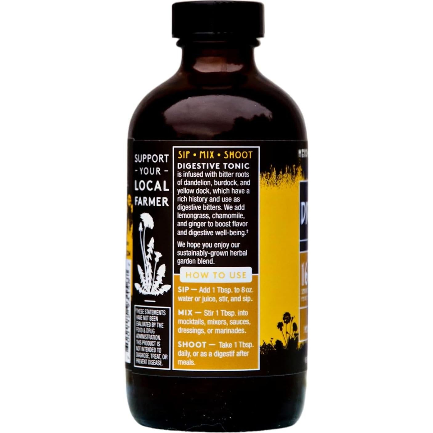 Tónico Digestivo Herbal Revolution - Vinagre de Sidra Orgánico 236.6 ml