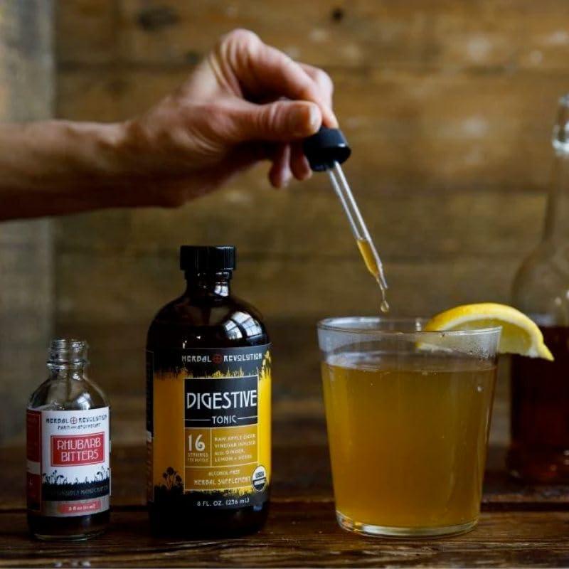 Tónico Digestivo Herbal Revolution - Vinagre de Sidra Orgánico 236.6 ml