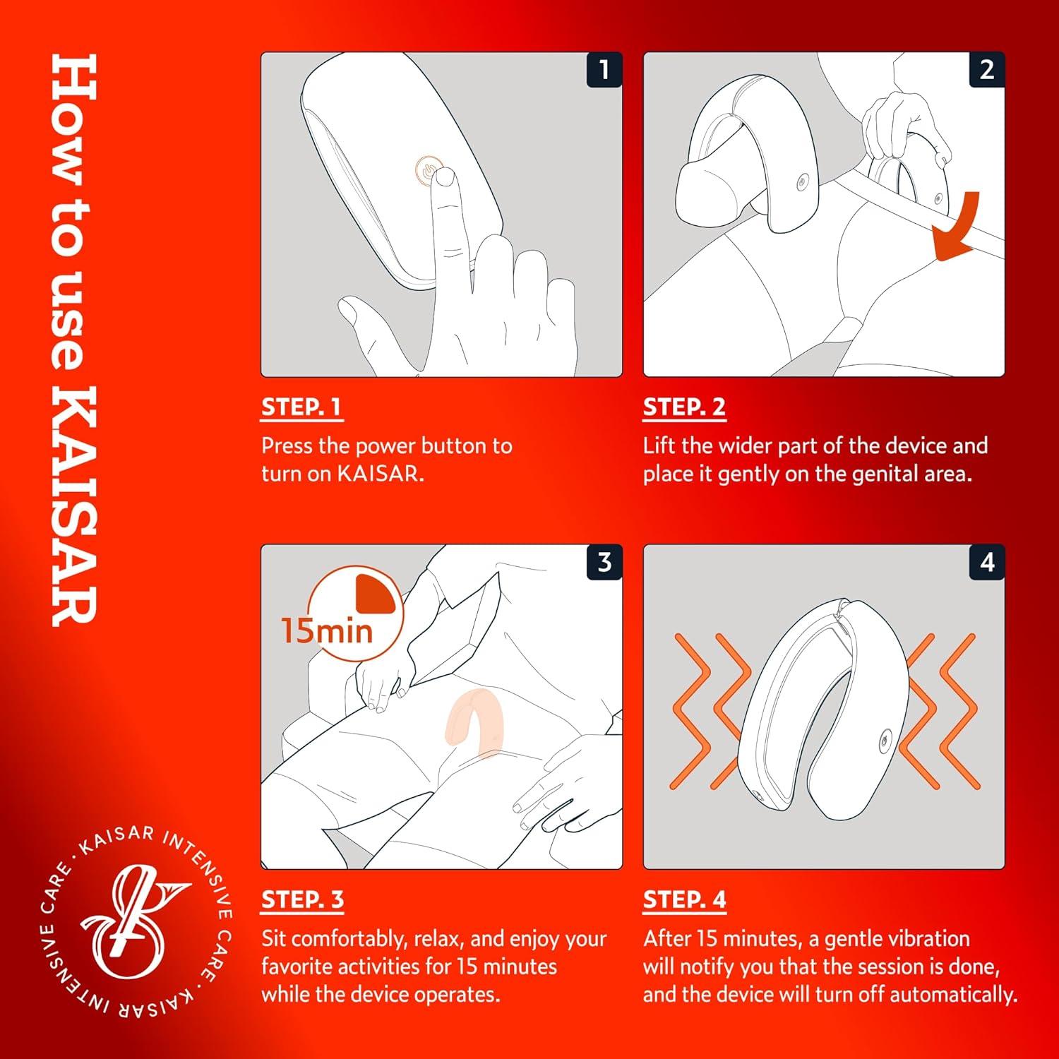 Dispositivo de Terapia de Luz Infrarroja y Roja KAISAR