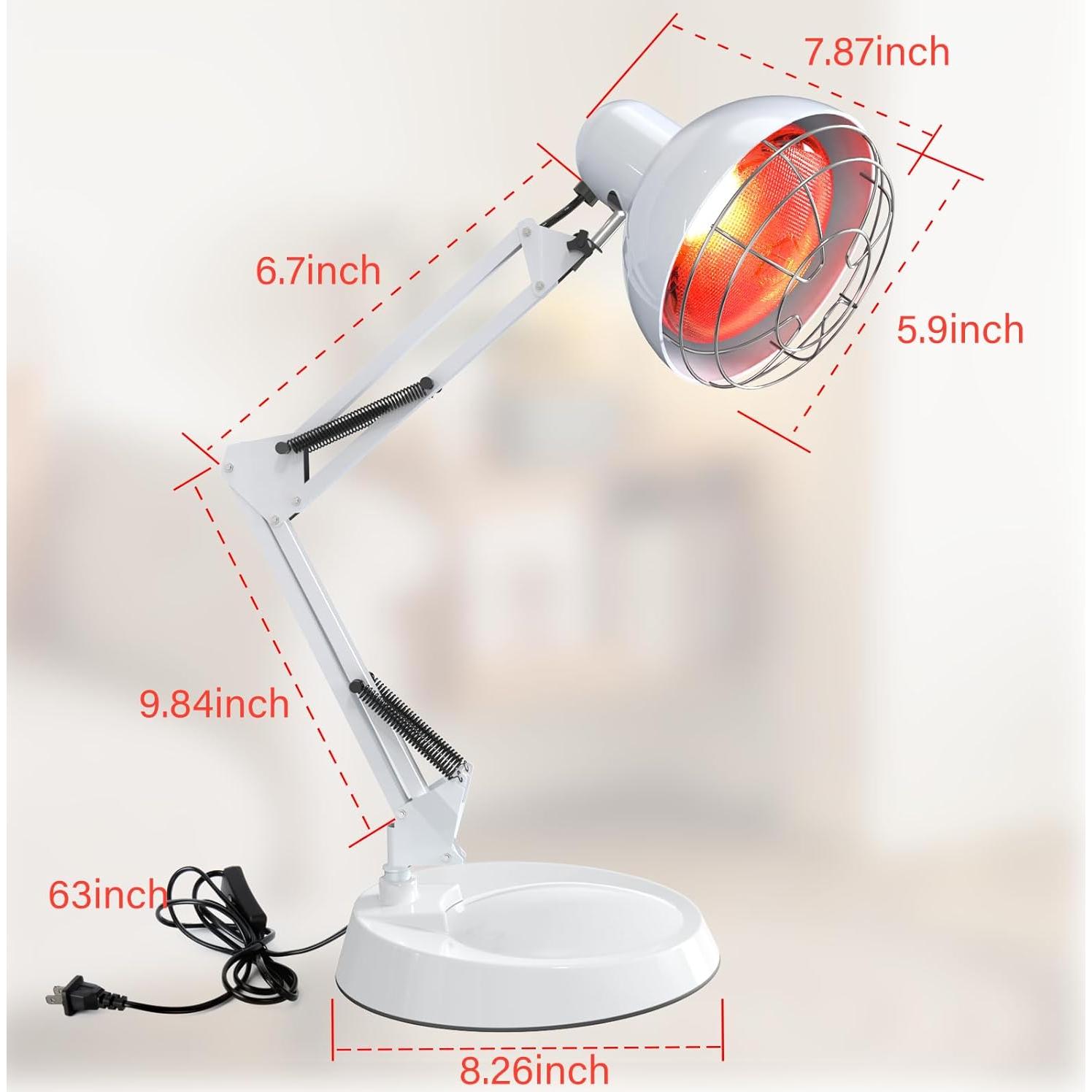 Lámpara Infrarroja Hoakya 660nm 850nm Terapia Calor