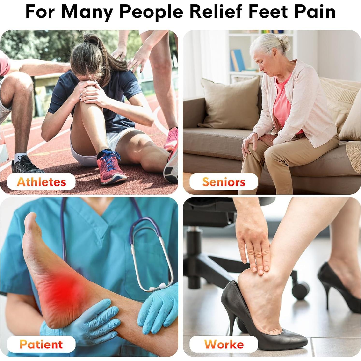 Terapia de Luz Roja Anzqul para Pies 320 LEDs Control Remoto