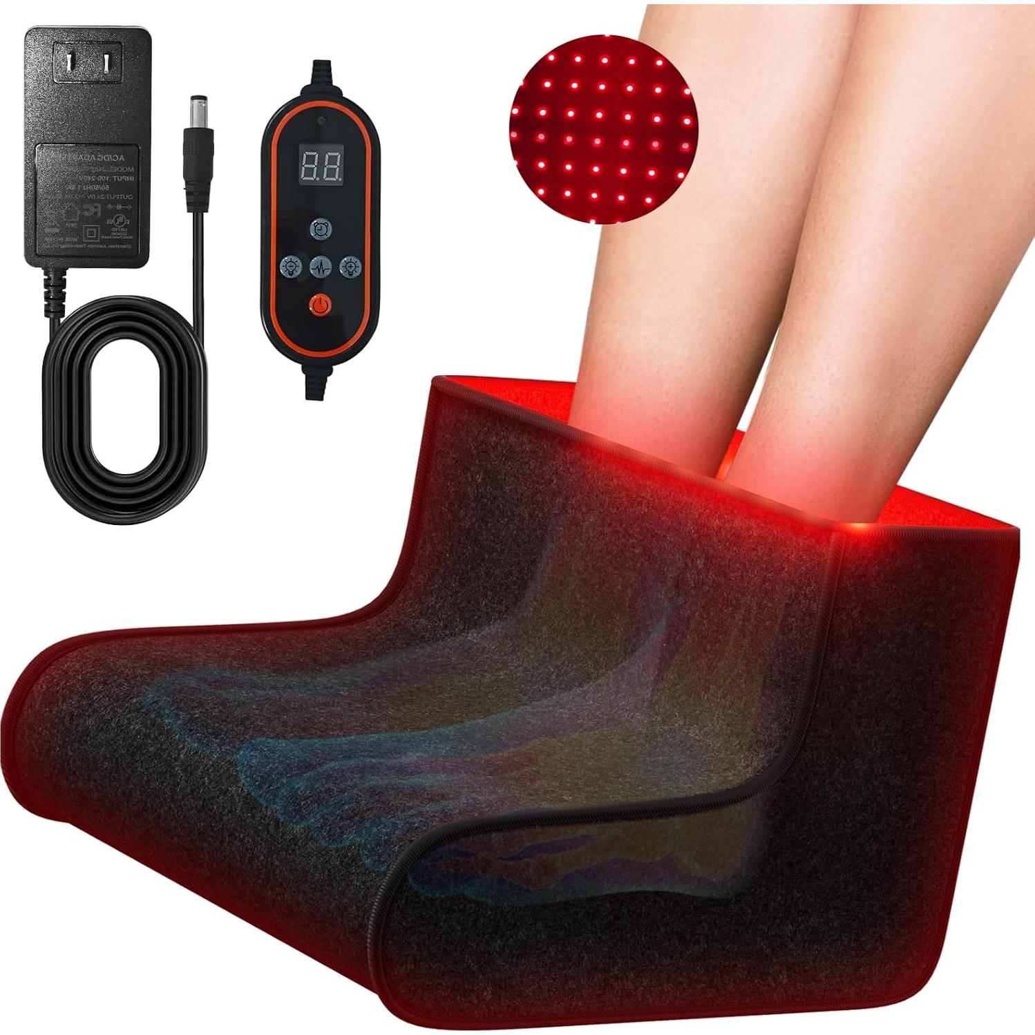 Terapia de Luz Roja EPOE para Pies Doble Longitud de Onda