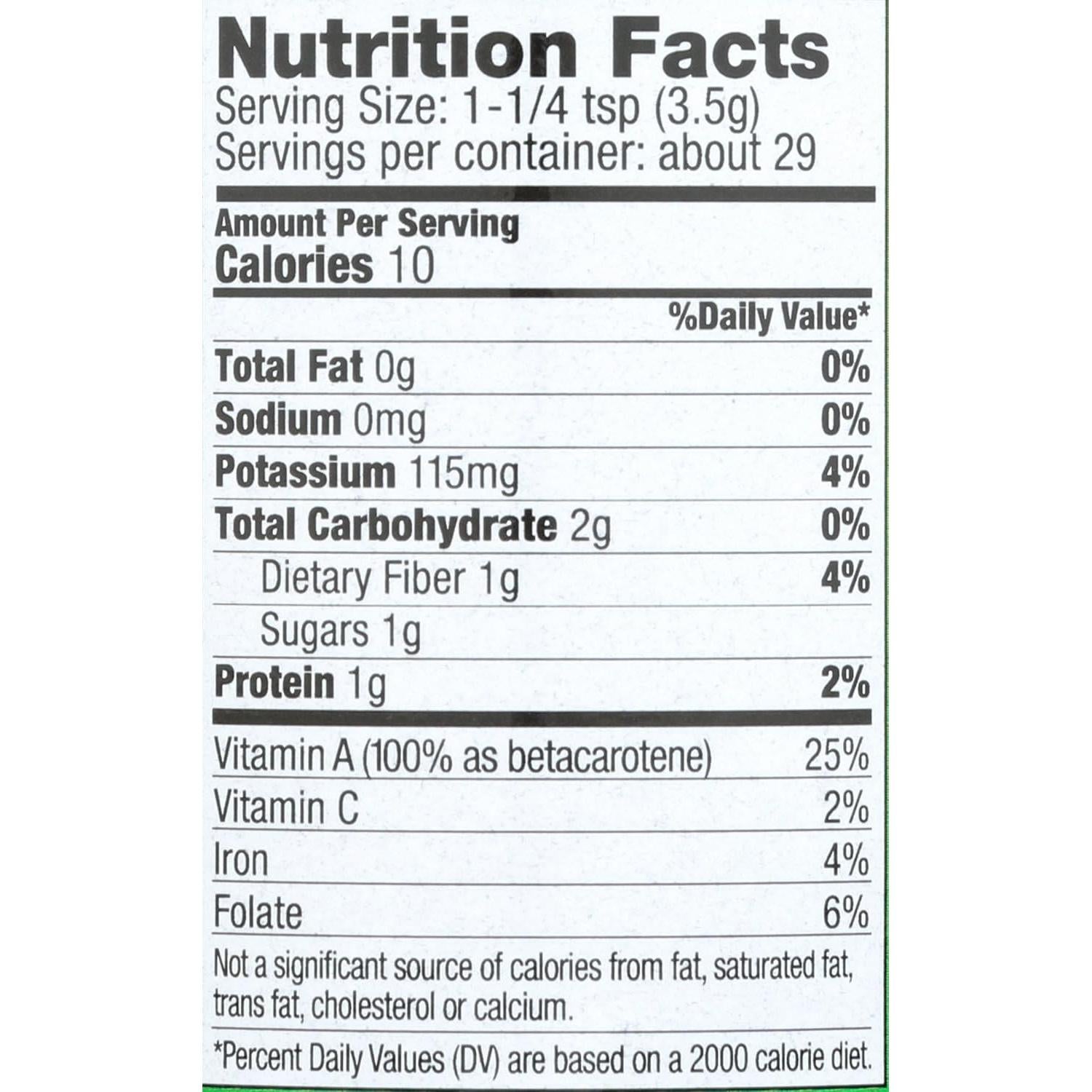 Polvo de Pasto de Cebada Orgánico PINES 99.22 g - Sin Gluten