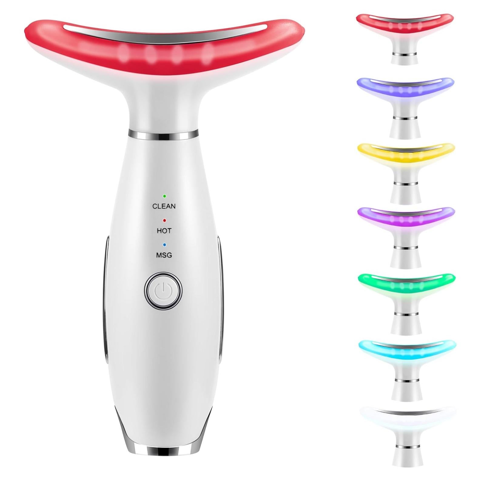 Masajeador Facial XMXW 7 Colores Calentamiento 160°