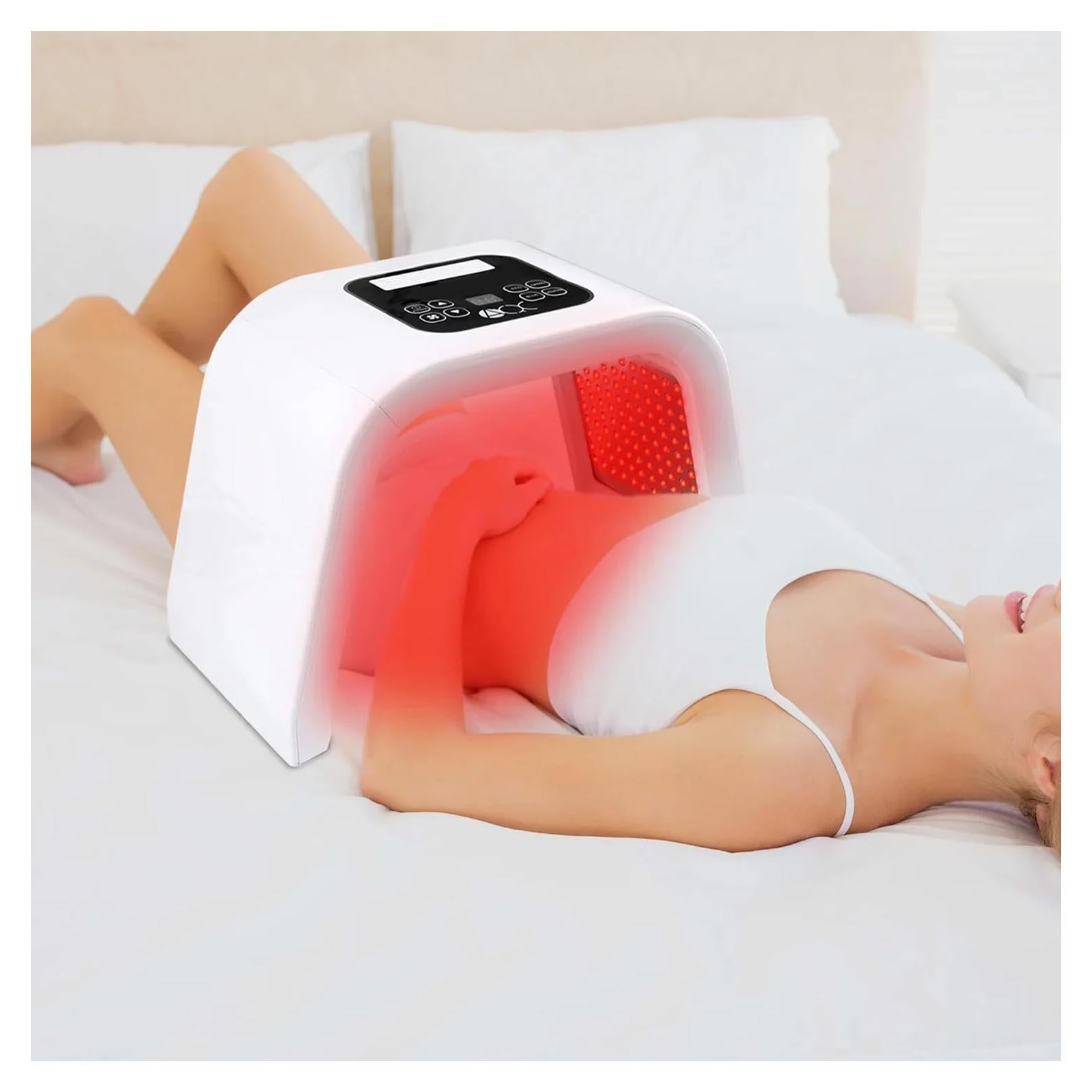 Máquina de Terapia de Luz LED MOLAMOYA 8 en 1 para Cara y Cuerpo