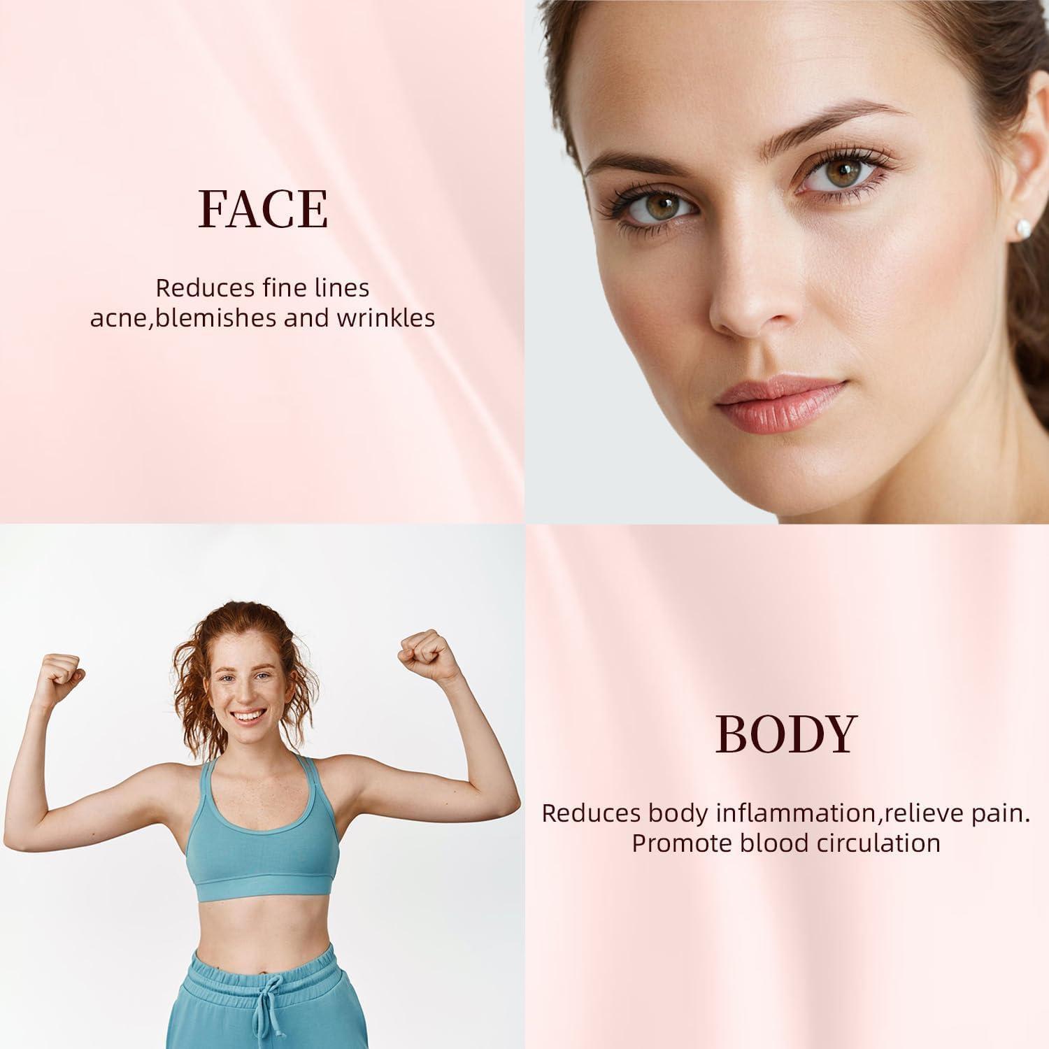 Máquina de Terapia de Luz LED MOLAMOYA 8 en 1 para Cara y Cuerpo