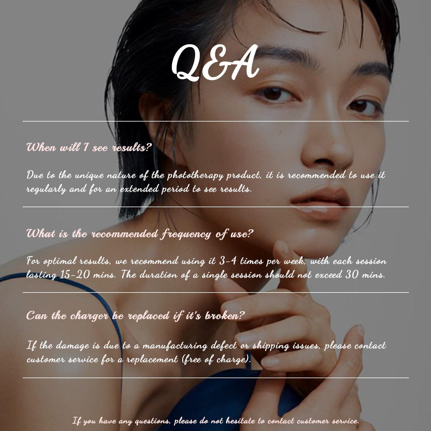 Máquina de Terapia de Luz LED MOLAMOYA 8 en 1 para Cara y Cuerpo