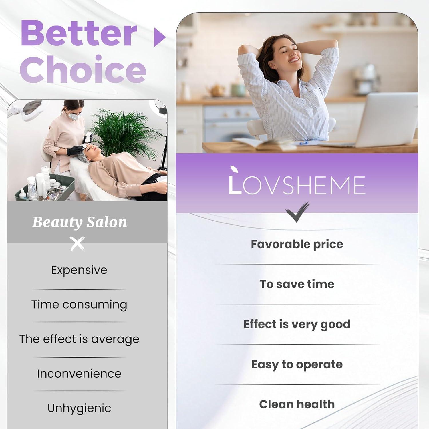 Máscara de Luz LED Lovsheme para Rejuvenecimiento Facial