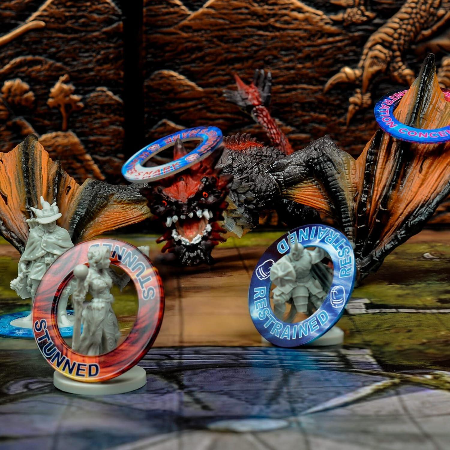 Anillos de Estado DND CZYY 96 Marcadores con Caja Mágica