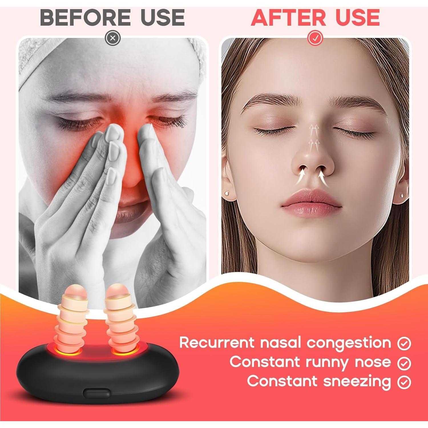 Dispositivo Terapia Nasal Luz Roja CCHYY Recargable USB