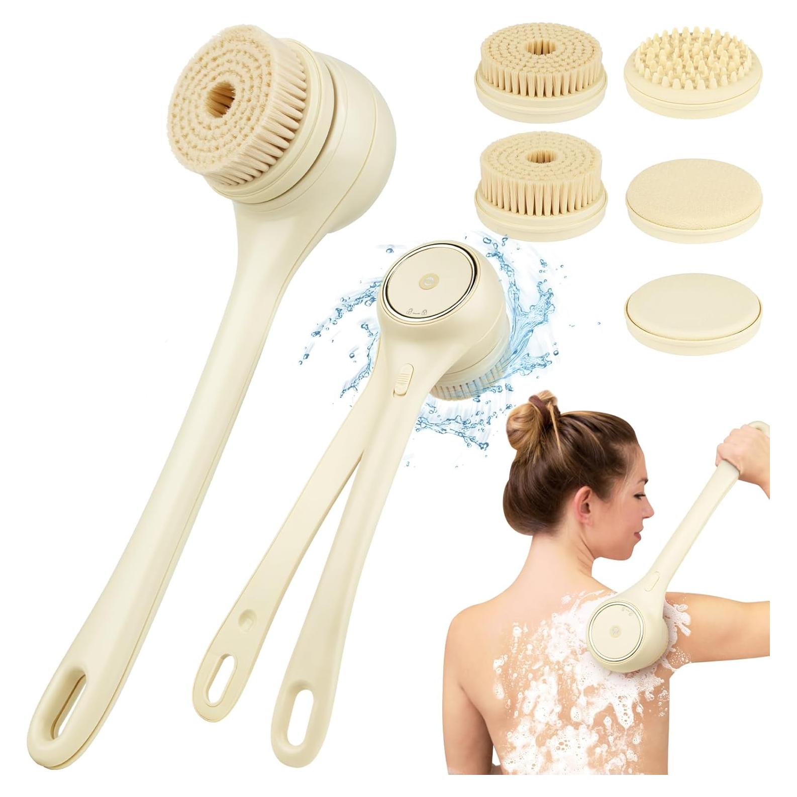 Cepillo Corporal Eléctrico Exfoliante Keweis QZY-808-M 5 Cabezas