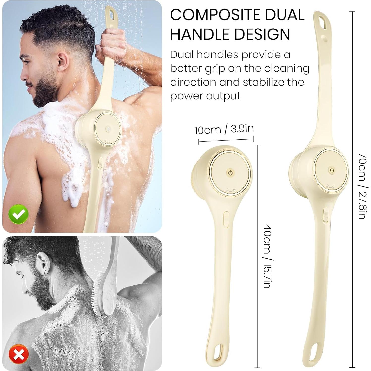 Cepillo Corporal Eléctrico Exfoliante Keweis QZY-808-M 5 Cabezas