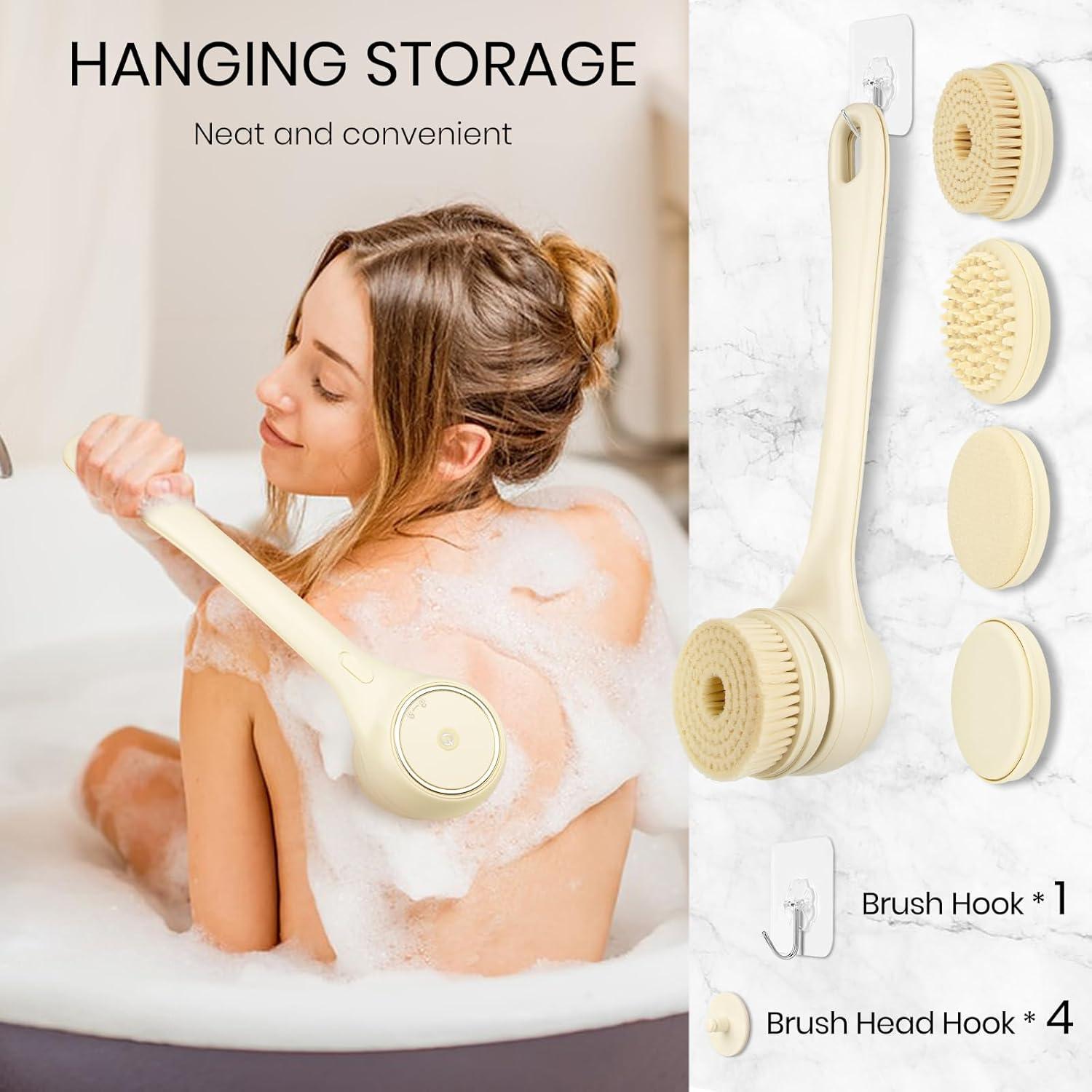 Cepillo Corporal Eléctrico Exfoliante Keweis QZY-808-M 5 Cabezas