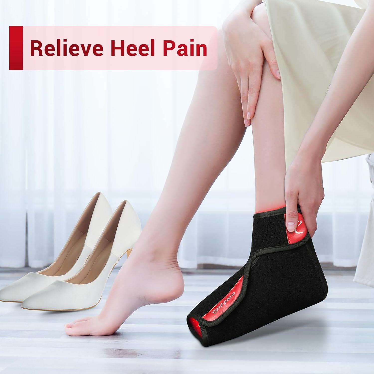 Comfytemp Terapia de Luz Roja Inalámbrica para Pies 23x18cm