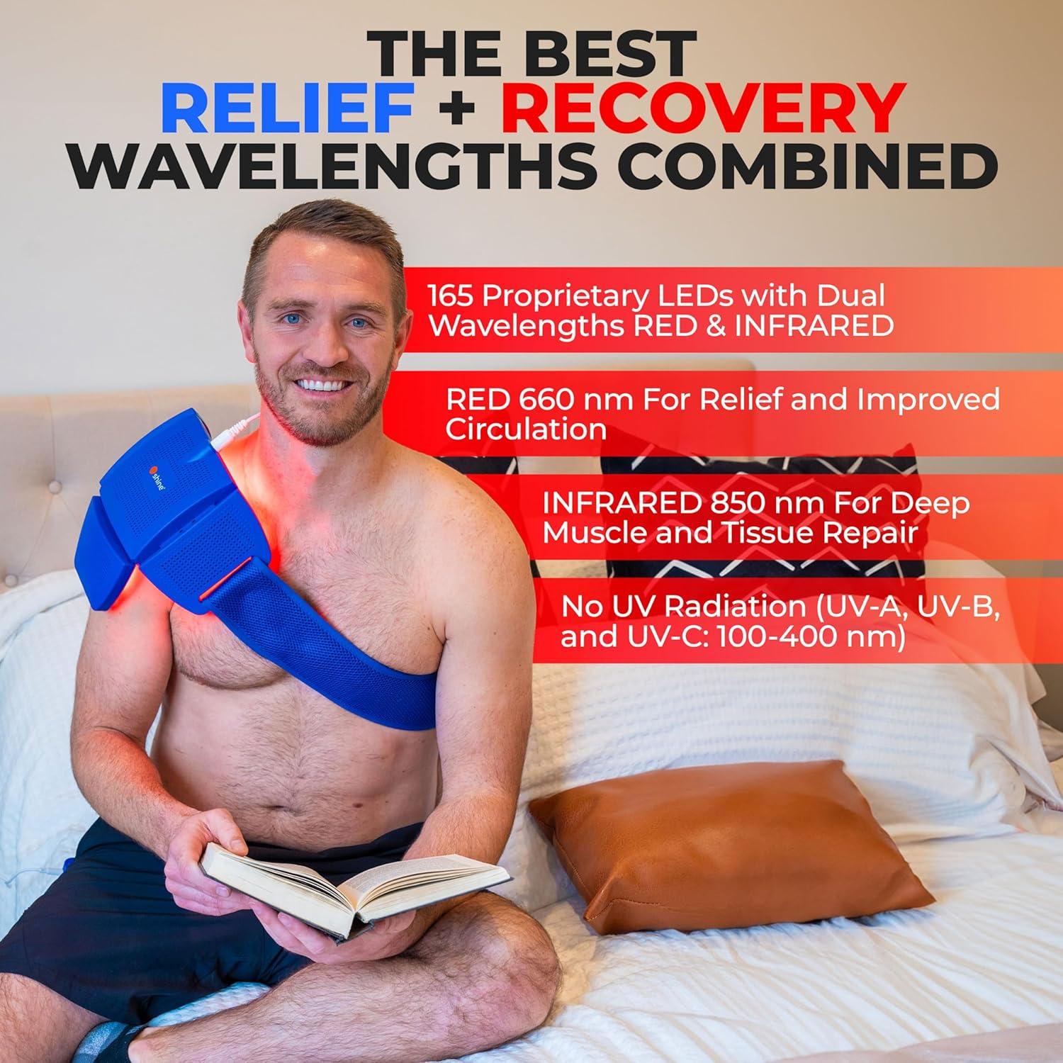 Panel de Luz Roja SHINE para Alivio de Rodilla y Espalda