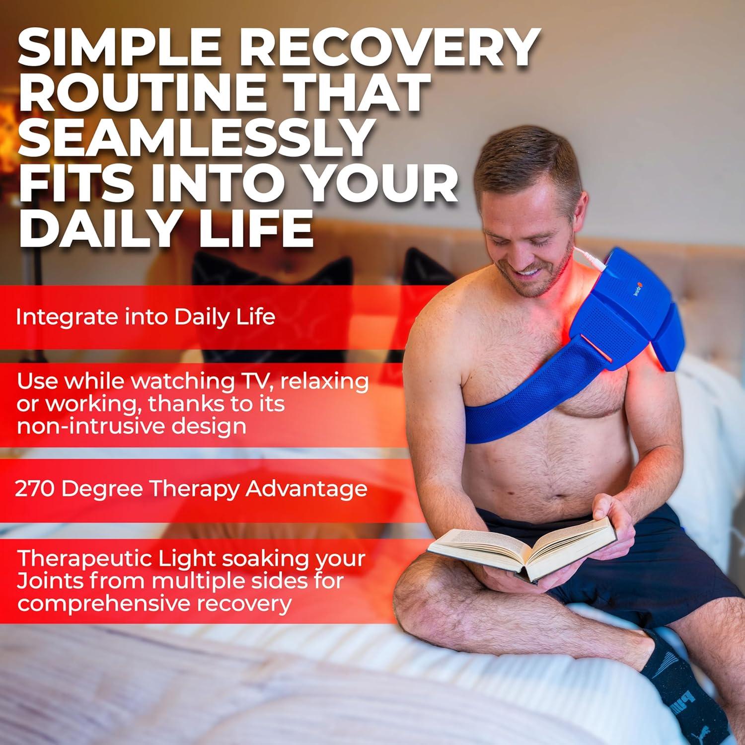 Panel de Luz Roja SHINE para Alivio de Rodilla y Espalda