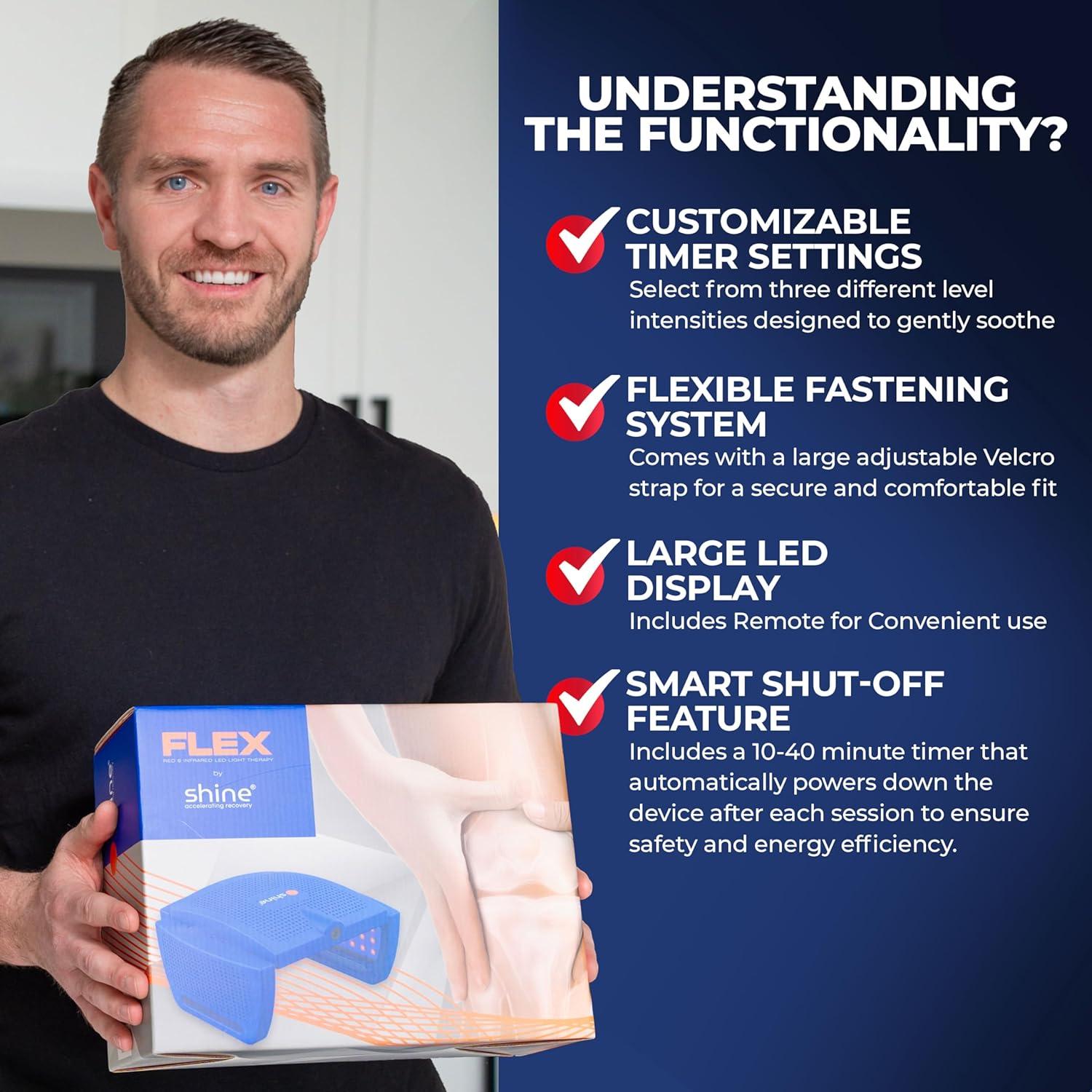 Panel de Luz Roja SHINE para Alivio de Rodilla y Espalda