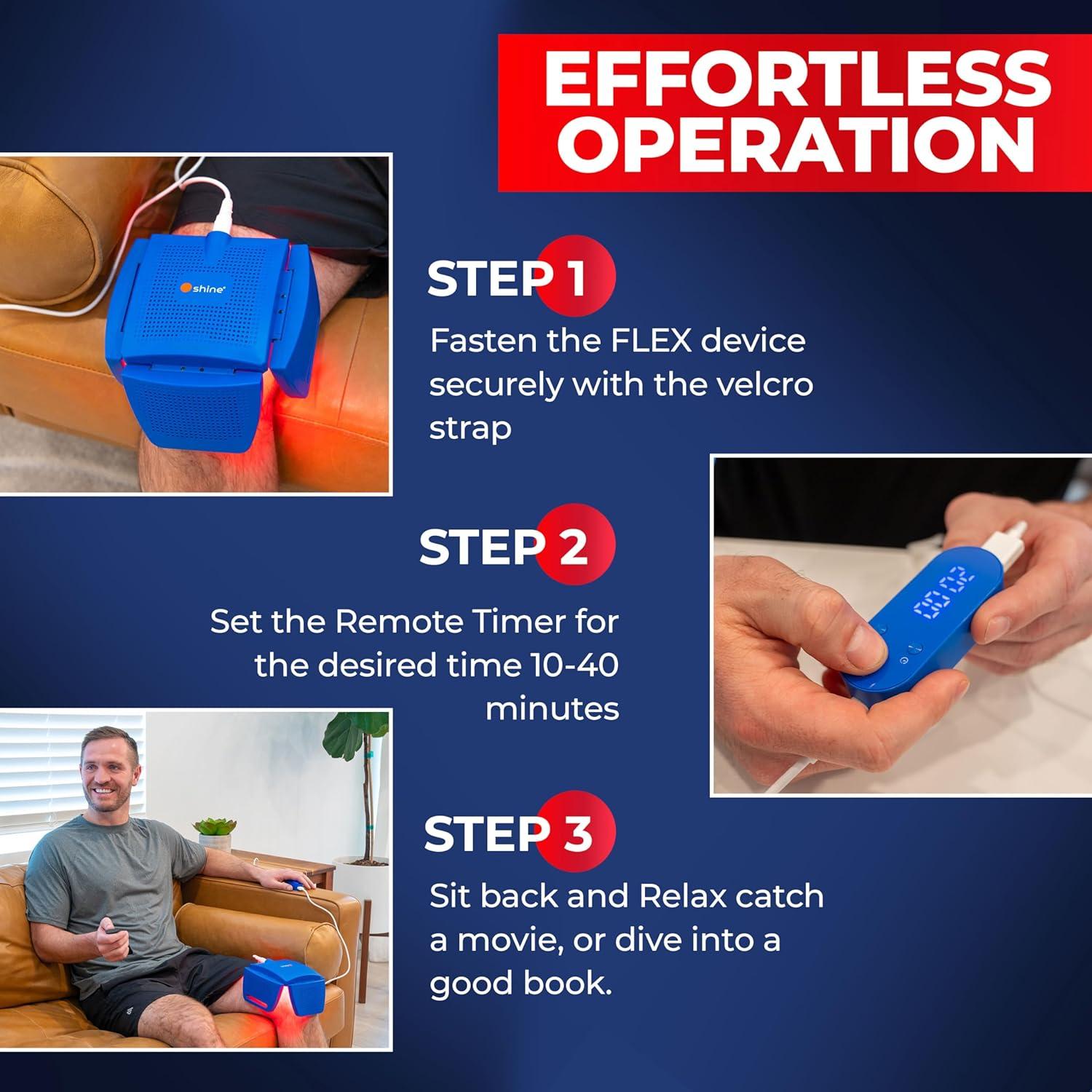 Panel de Luz Roja SHINE para Alivio de Rodilla y Espalda