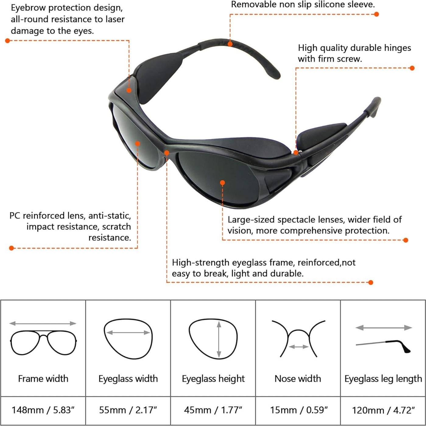 Gafas de Luz Roja JILERWEAR para Protección Ocular