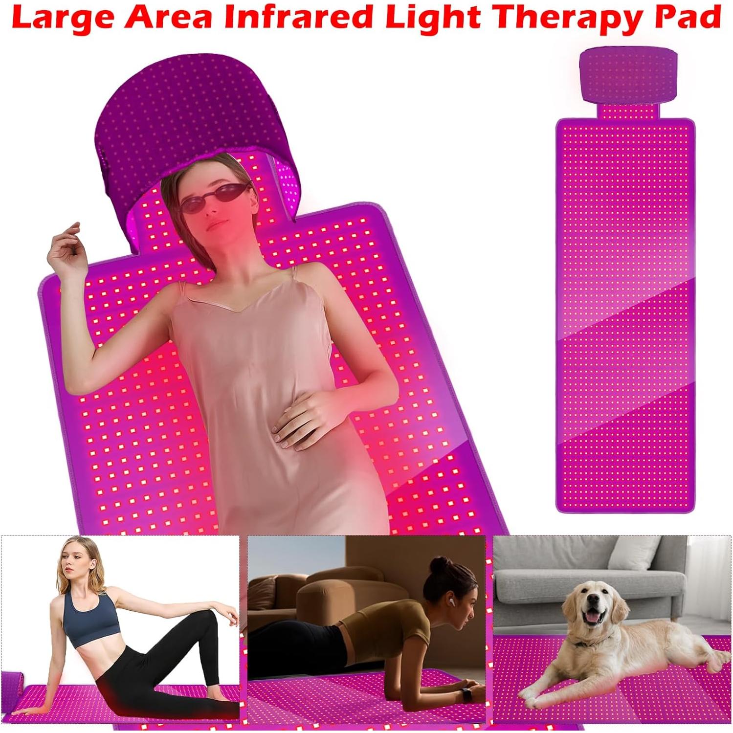 Almohadilla de Luz Roja LITECARE 1560 LEDs 180x60 cm