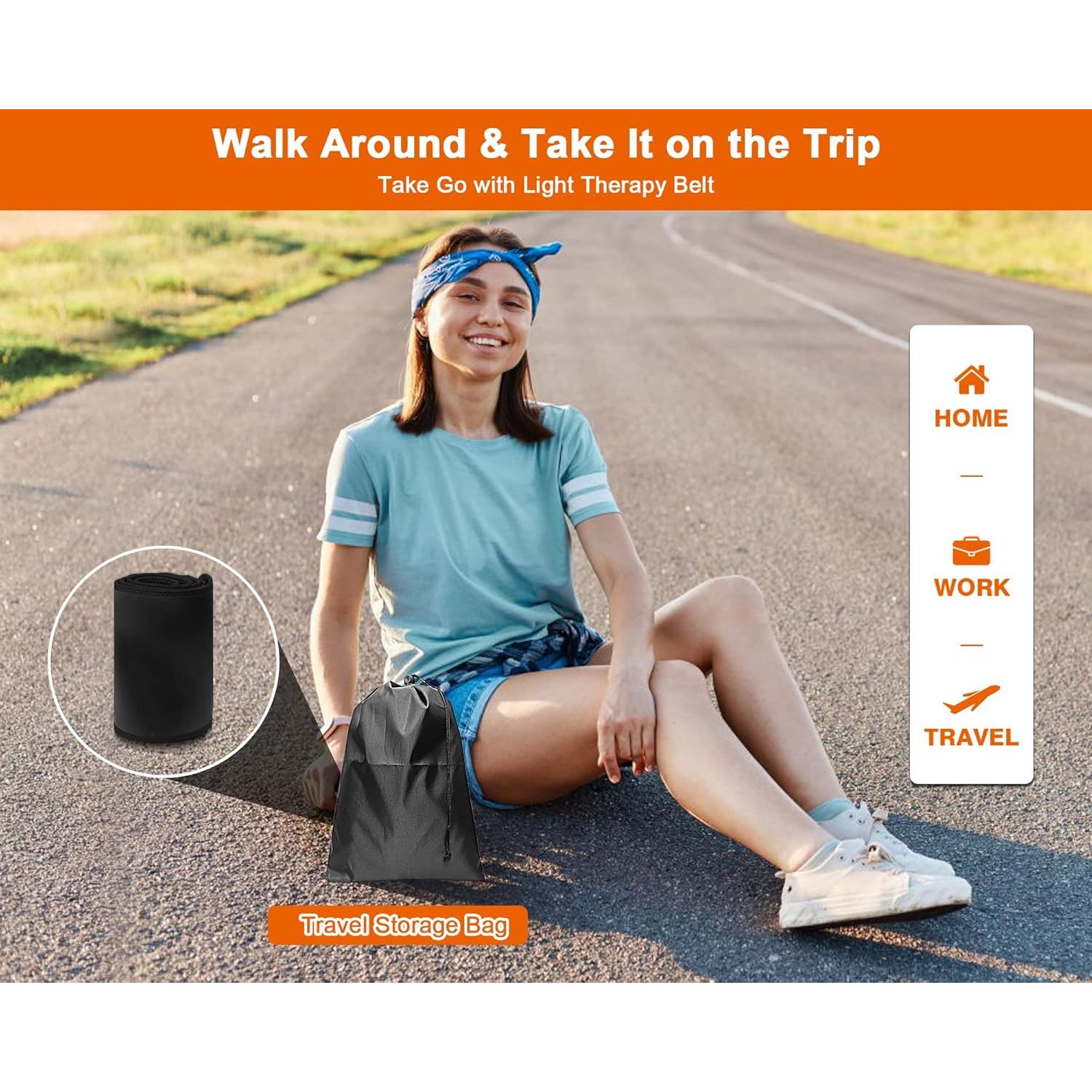 Cinturón de Terapia de Luz Roja Xiamen Hezhida con Masaje