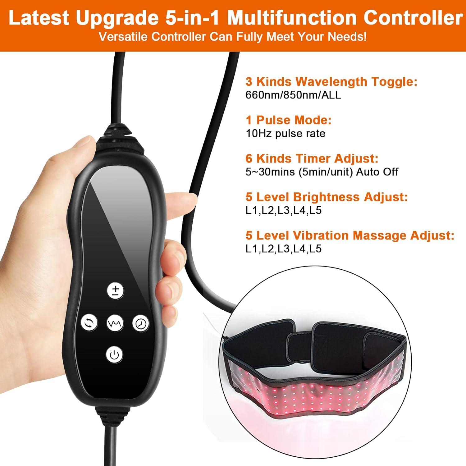 Cinturón de Terapia de Luz Roja Xiamen Hezhida con Masaje