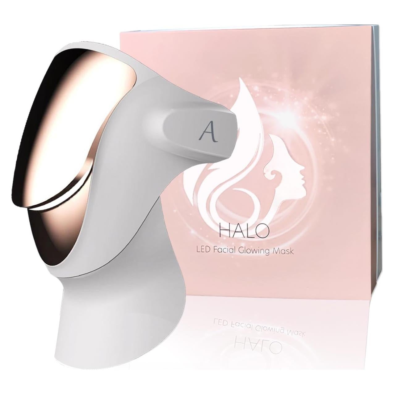 Máscara Facial LED Aphrona Halo para Acné y Arrugas