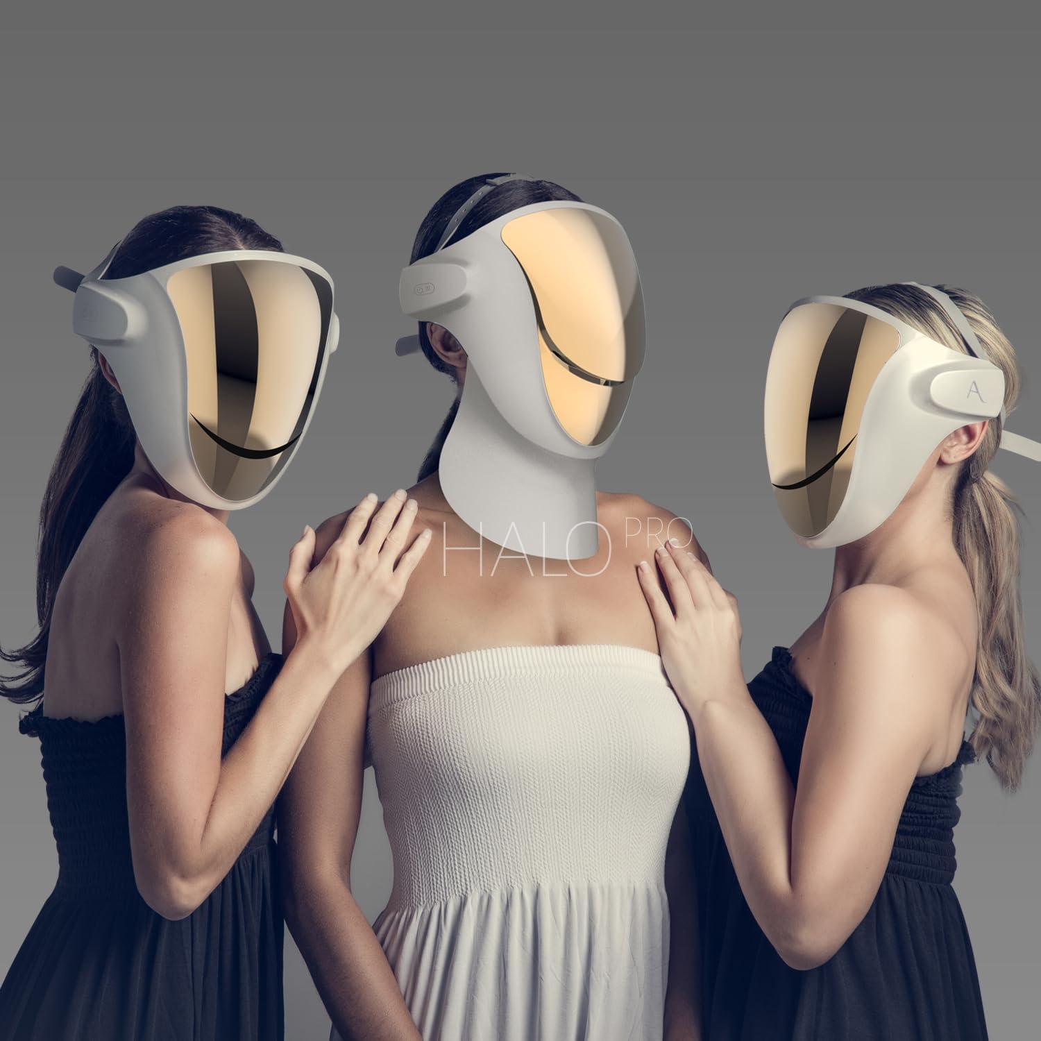 Máscara Facial LED Aphrona Halo para Acné y Arrugas