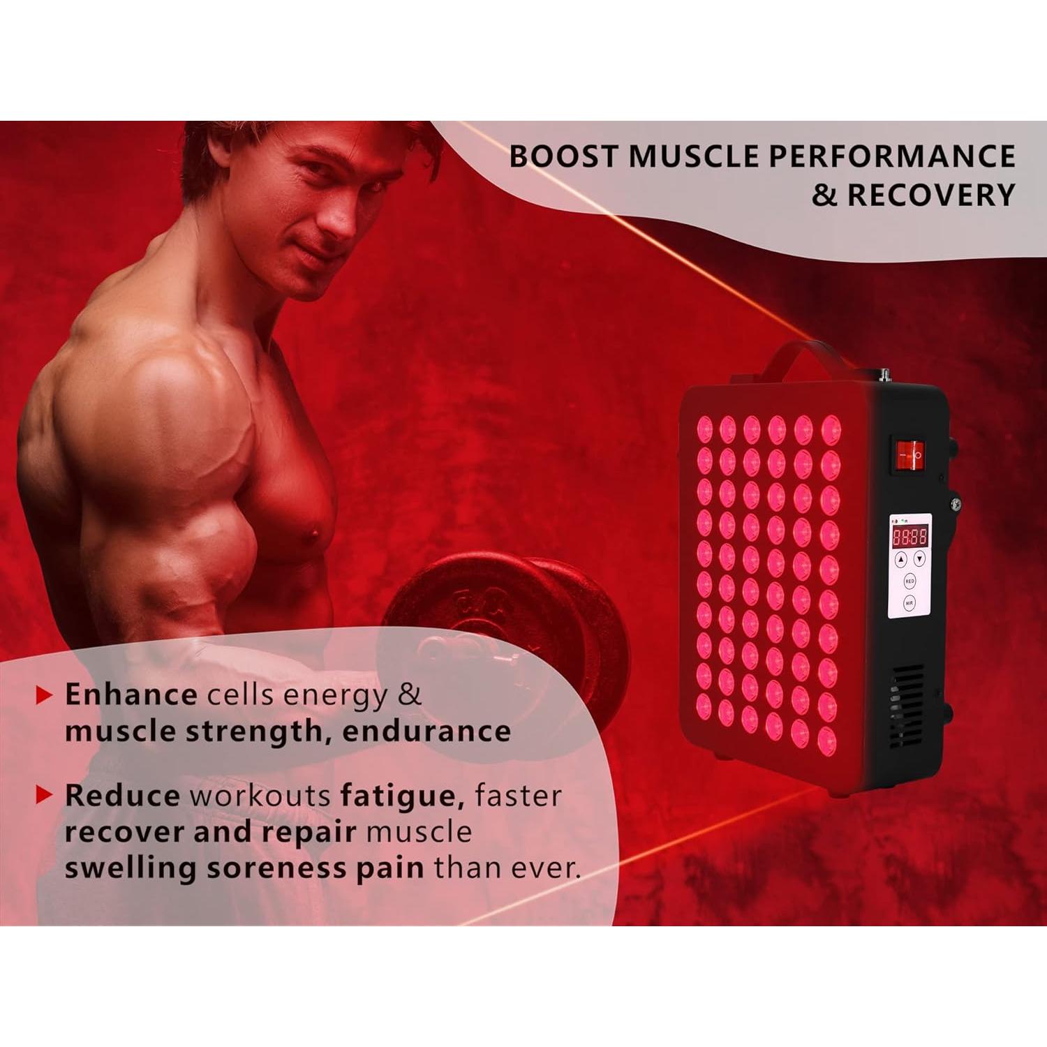 Panel de Terapia de Luz Roja Supersred 60 LEDs Doble Chip