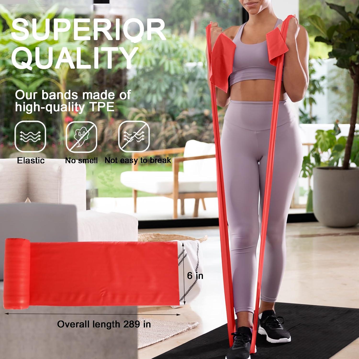 Banda de Resistencia Lianjindun Roja 0.3mm para Ejercicio