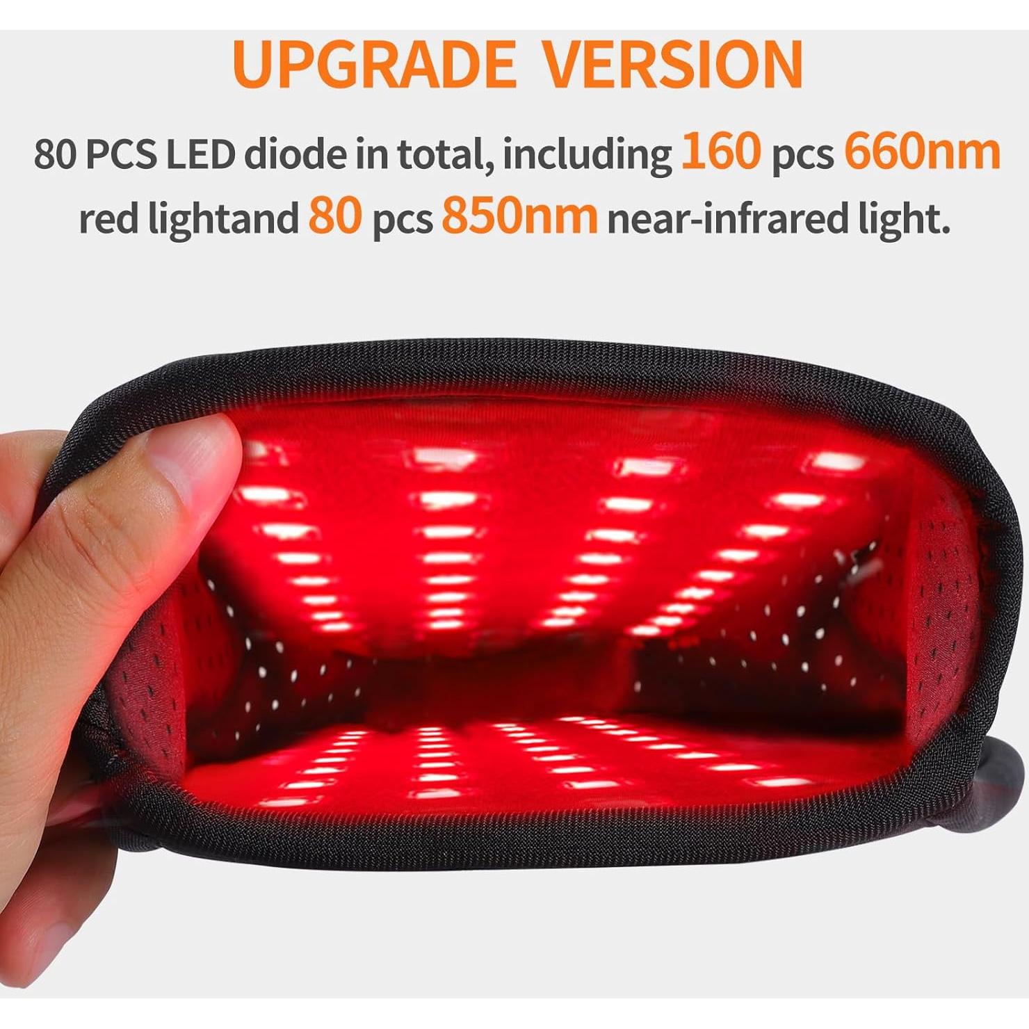 Terapia de Luz Roja DGXINJUN Inalámbrica Alivio Dolor Manos