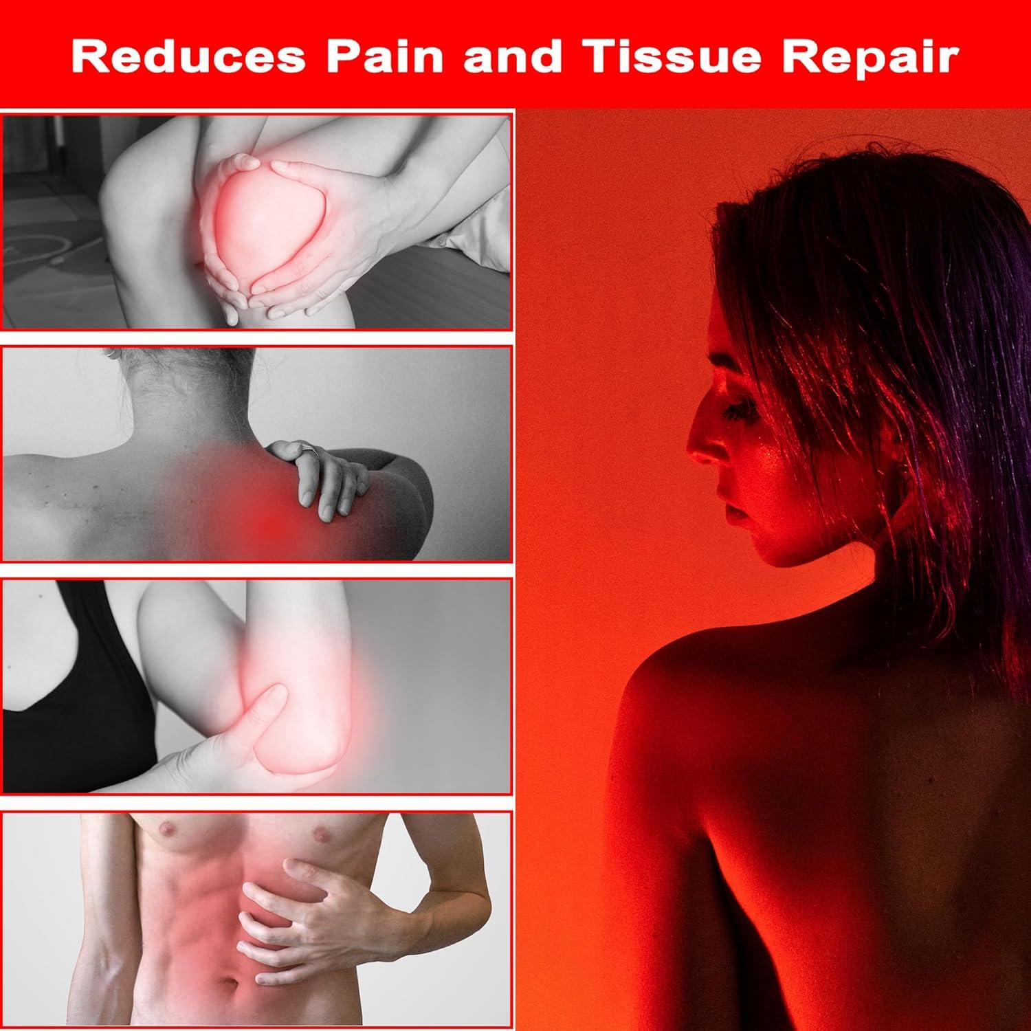 Lámpara de Terapia de Luz Roja GREENIC 660nm 850nm Portátil